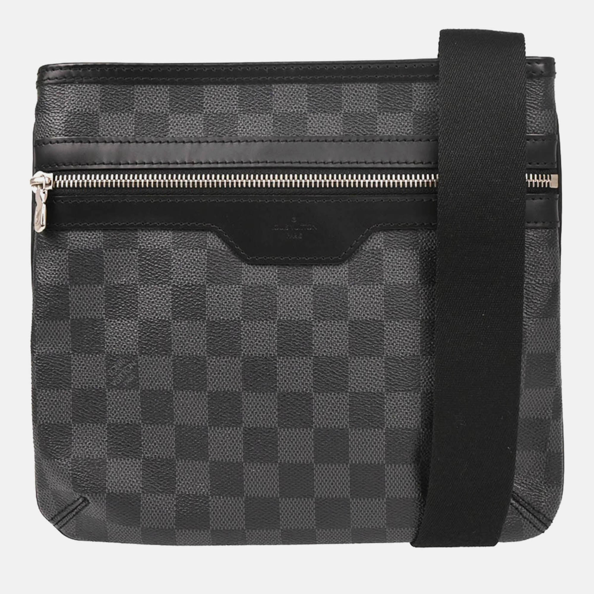

Louis Vuitton Thomas Damier Graphite Canvas Crossbody Bag, Black
