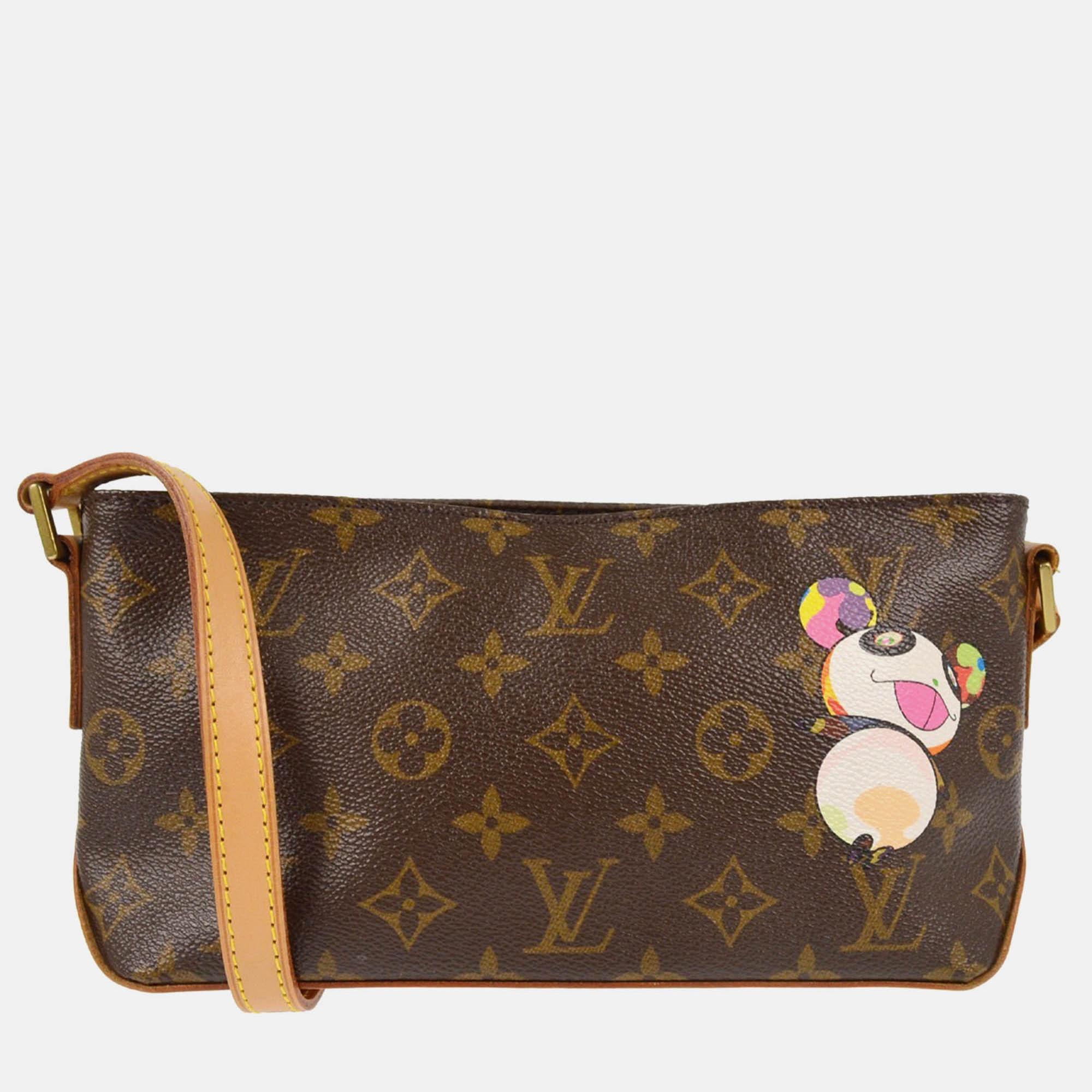 

Louis Vuitton Panda Trotteur Monogram Canvas Shoulder Bag, Brown
