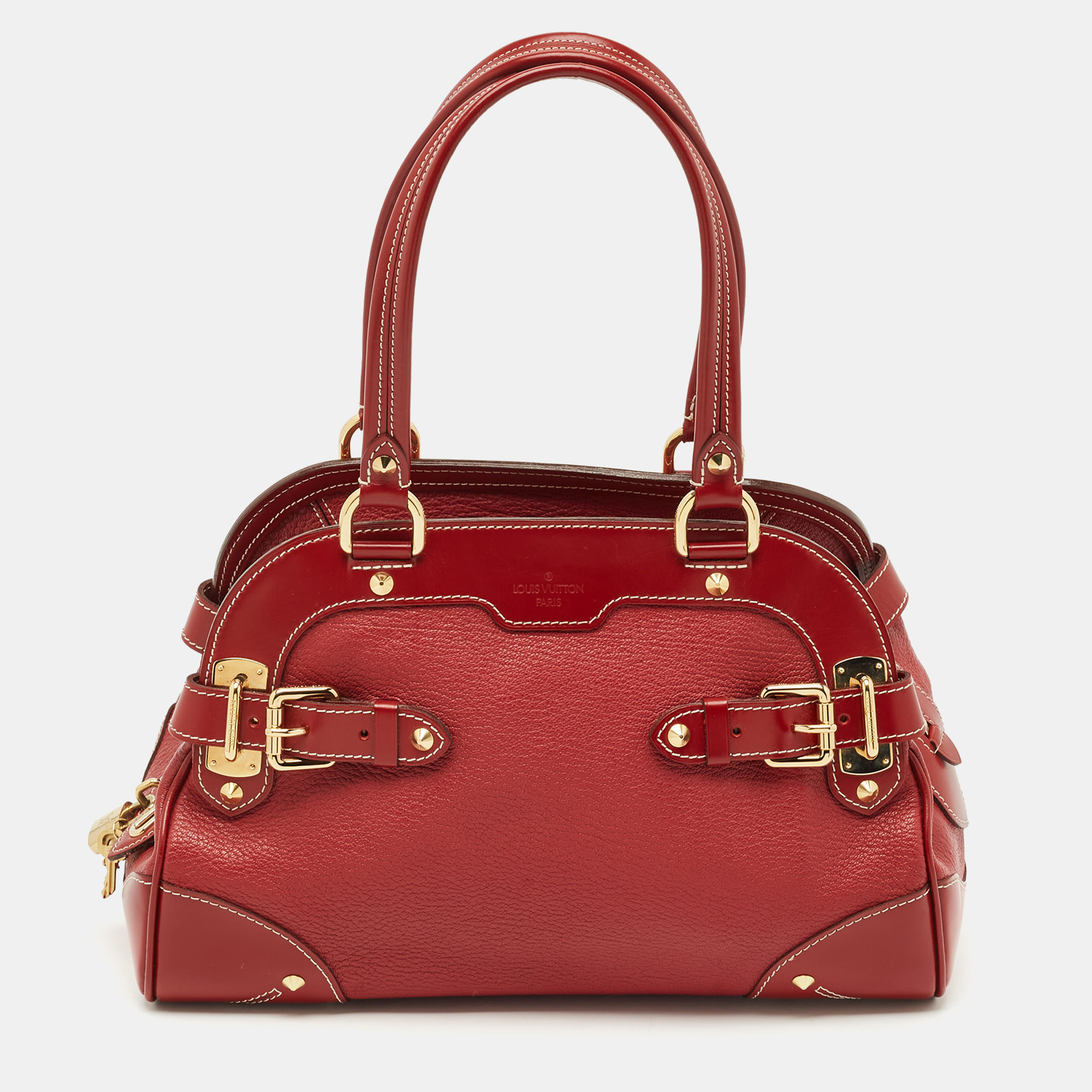 

Louis Vuitton Red Suhali Leather Le Radieux Bag