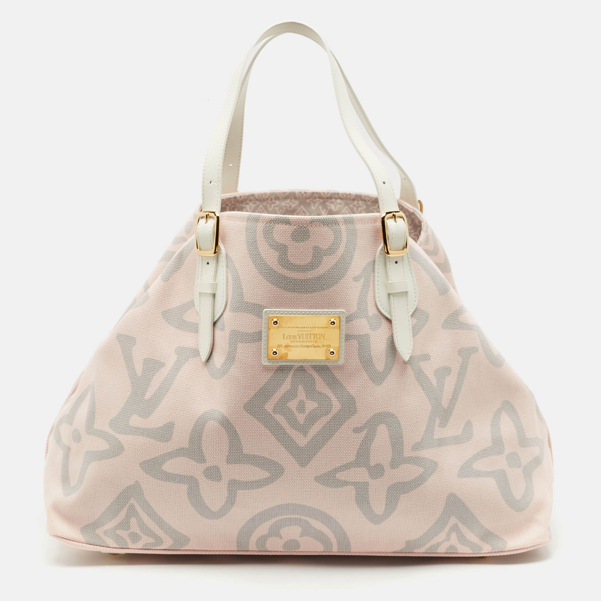 

Louis Vuitton Pink Canvas Limited Edition Tahitienne Cabas GM Bag
