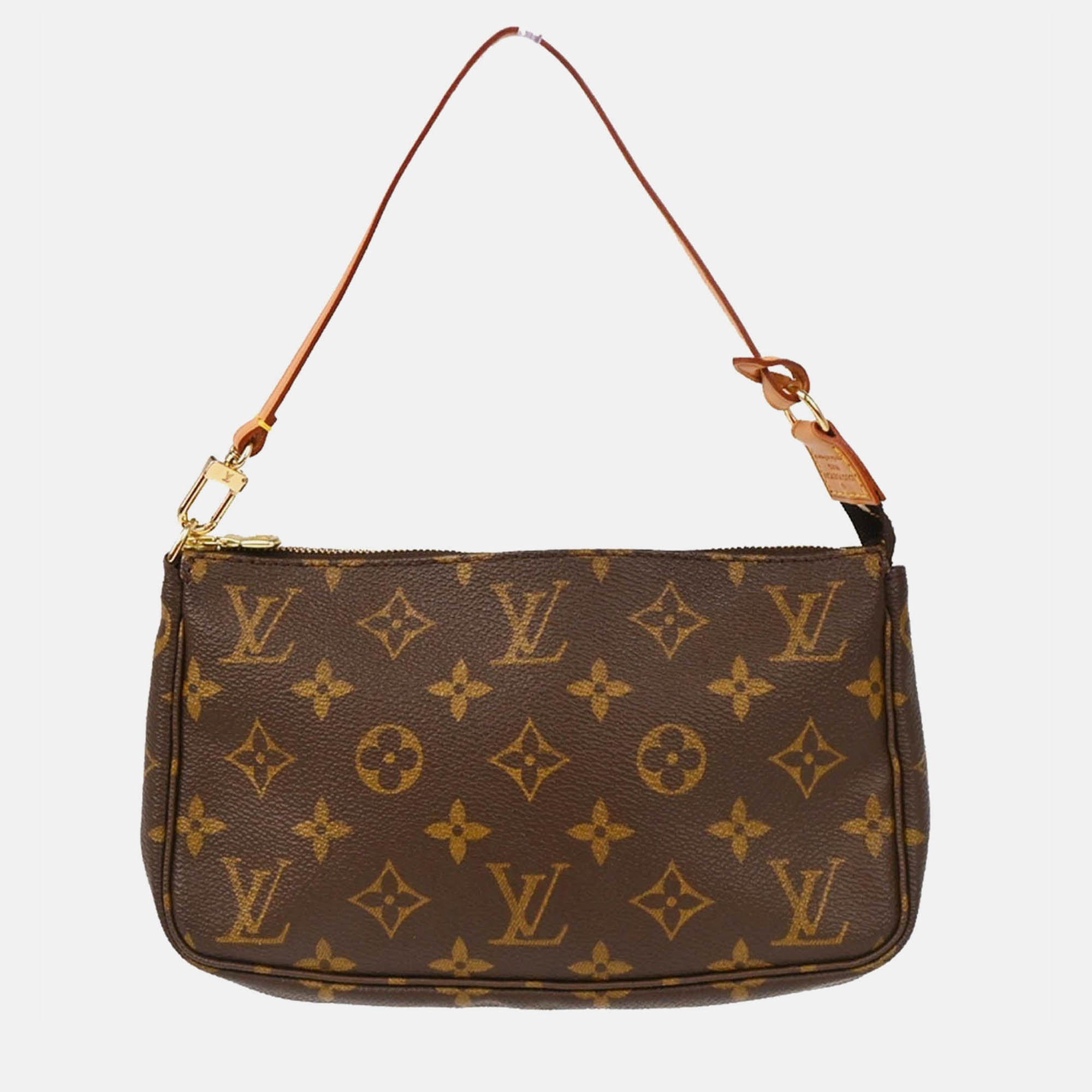 

Louis Vuitton Monogram Pochette Accessoires Handbag, Brown