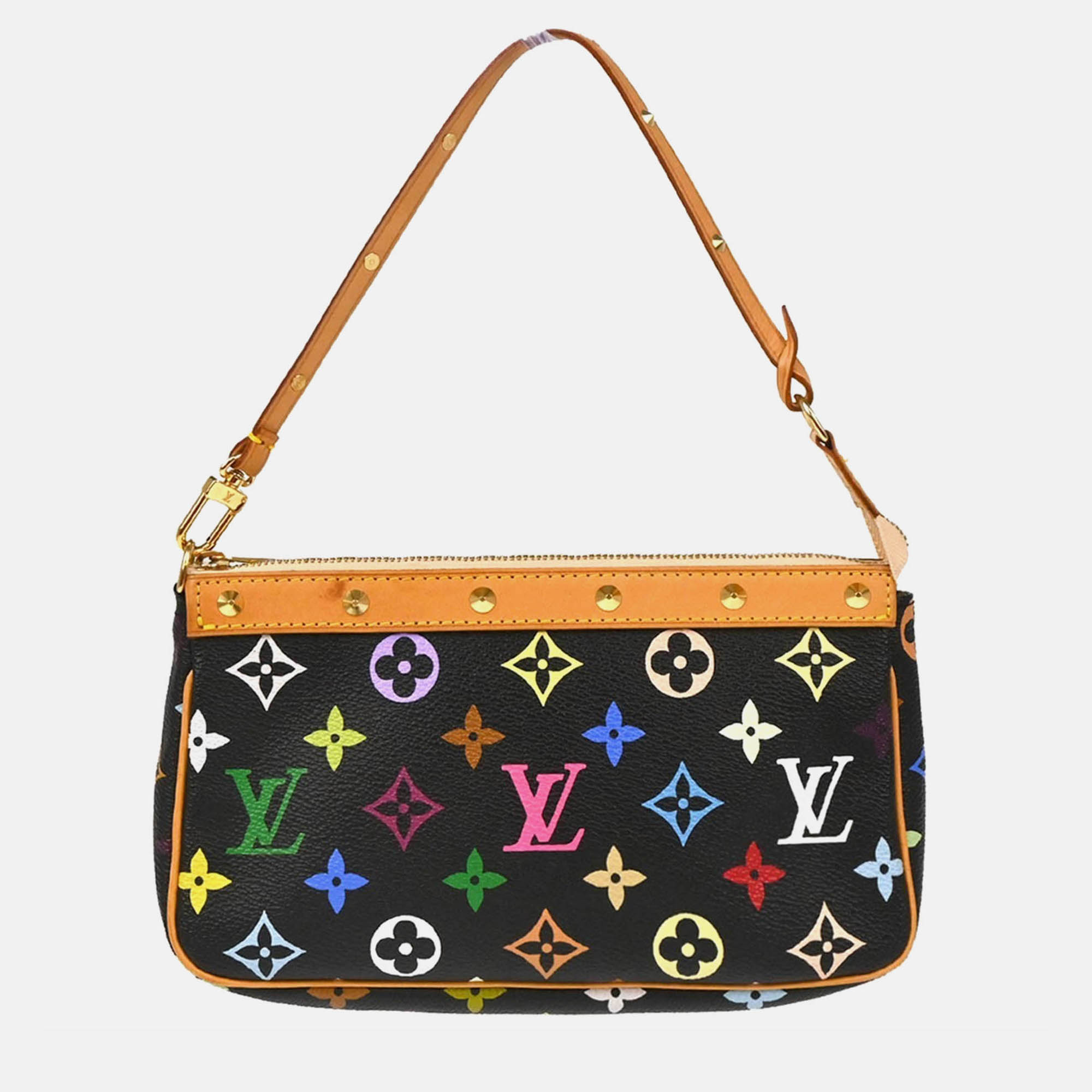 

Louis Vuitton Black Multicolor Pochette Accessoires