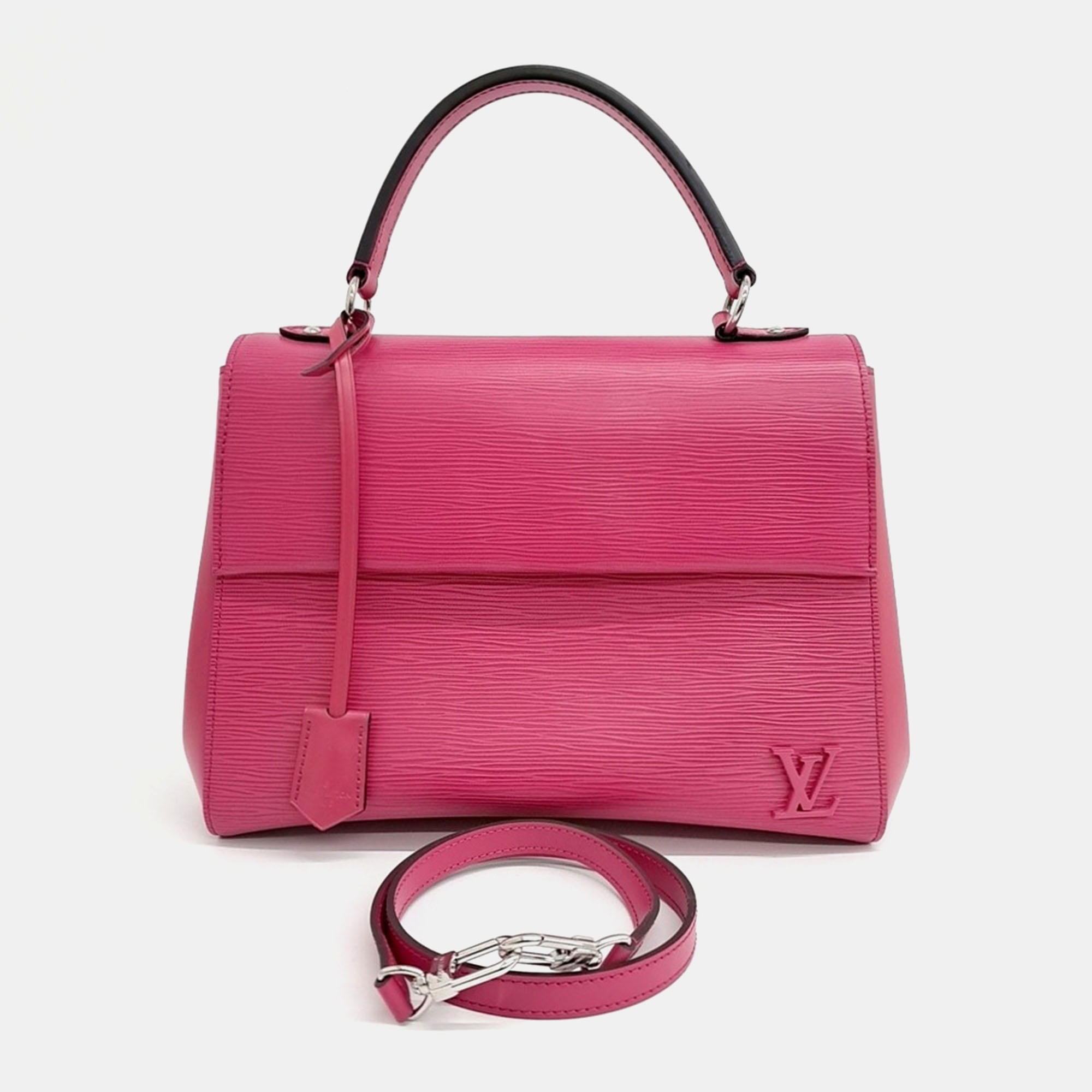 

Louis Vuitton Pink Leather Epi Cluny MM bag