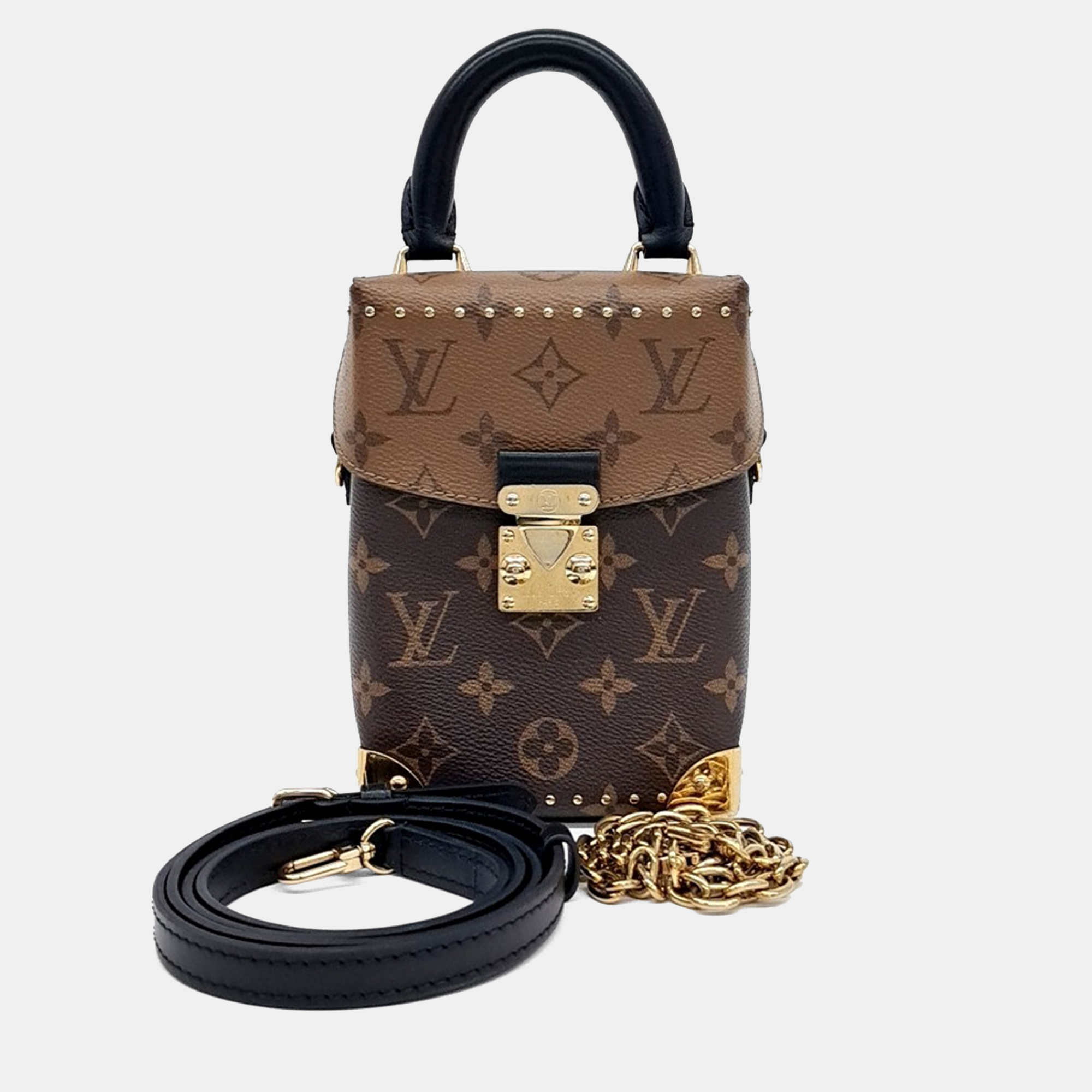 

Louis Vuitton Brown Leather and PVC camera box