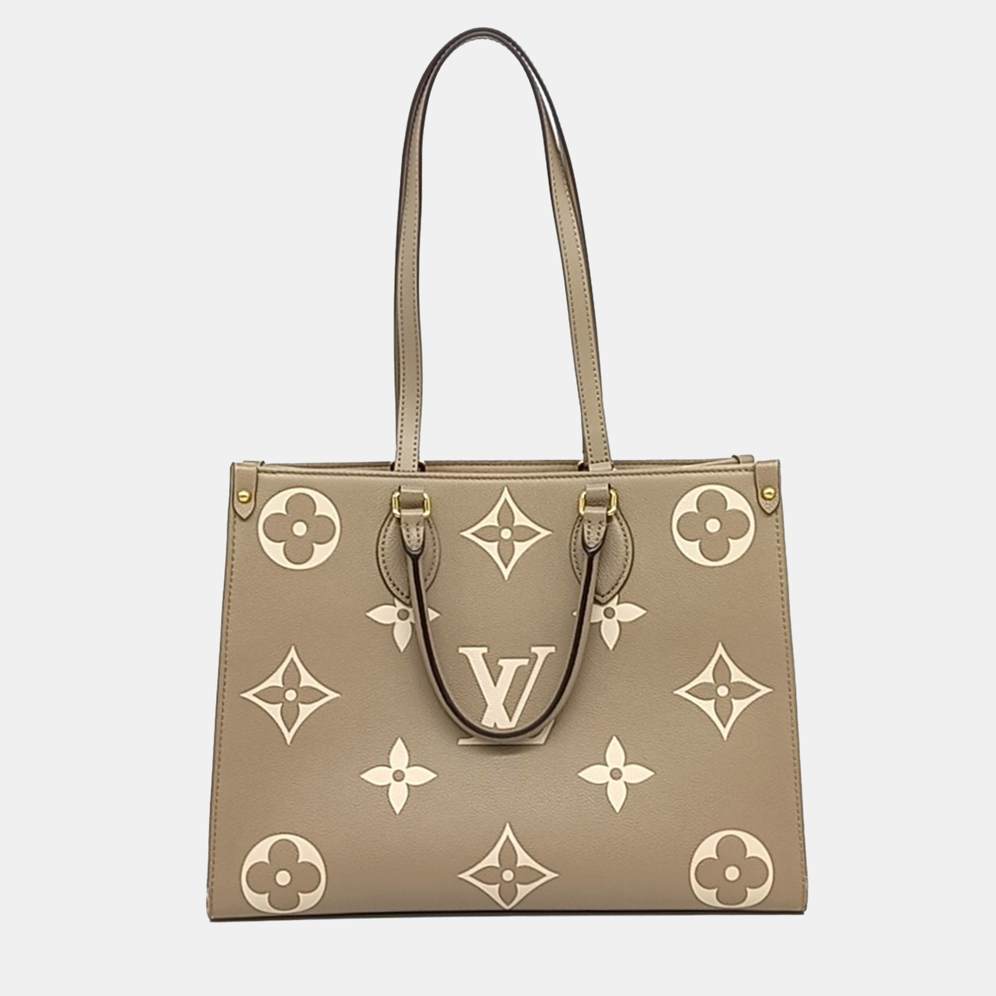 

Louis Vuitton Beige Leather Empreinte OnTheGo MM bag