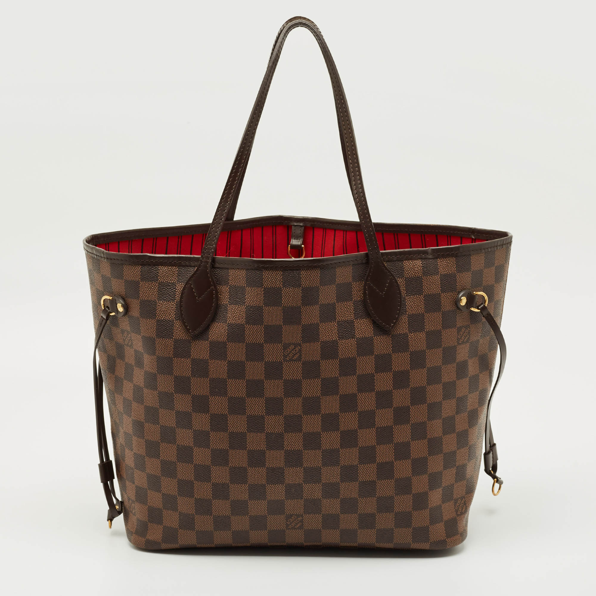 

Louis Vuitton Damier Ebene Canvas Neverfull MM Bag, Brown
