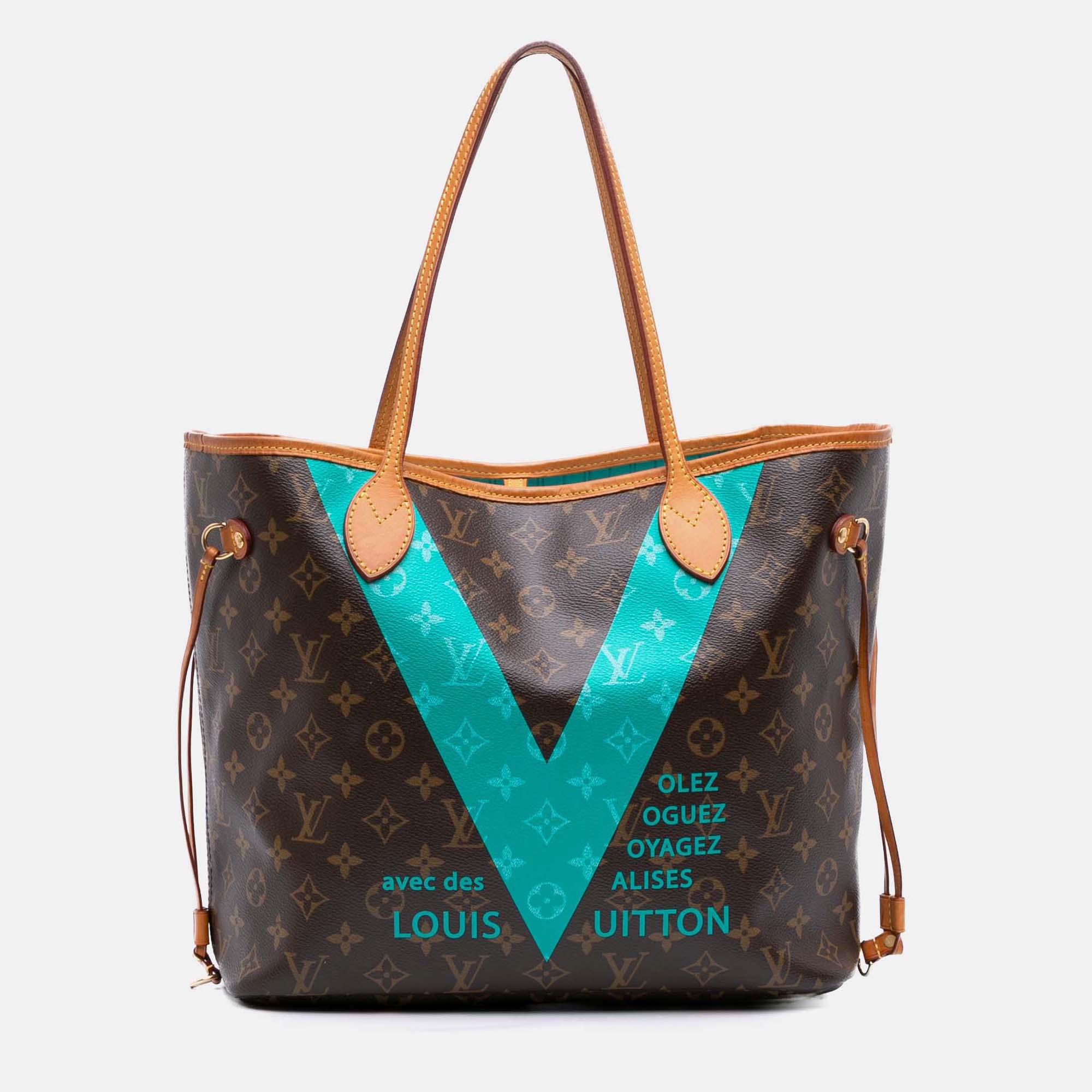 

Louis Vuitton Brown Monogram V Neverfull MM