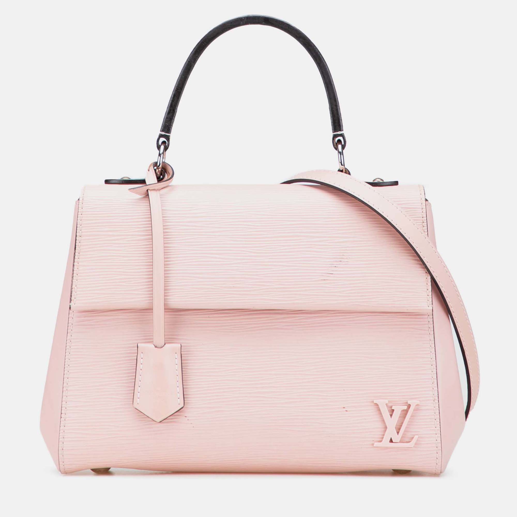 

Louis Vuitton Pink Epi Cluny BB Bag