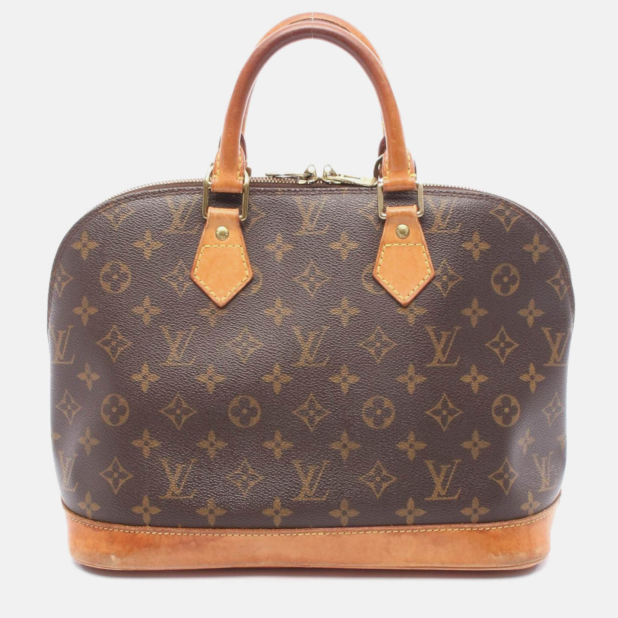 

Louis Vuitton Alma PM Handbag Monogram Canvas Leather Brown