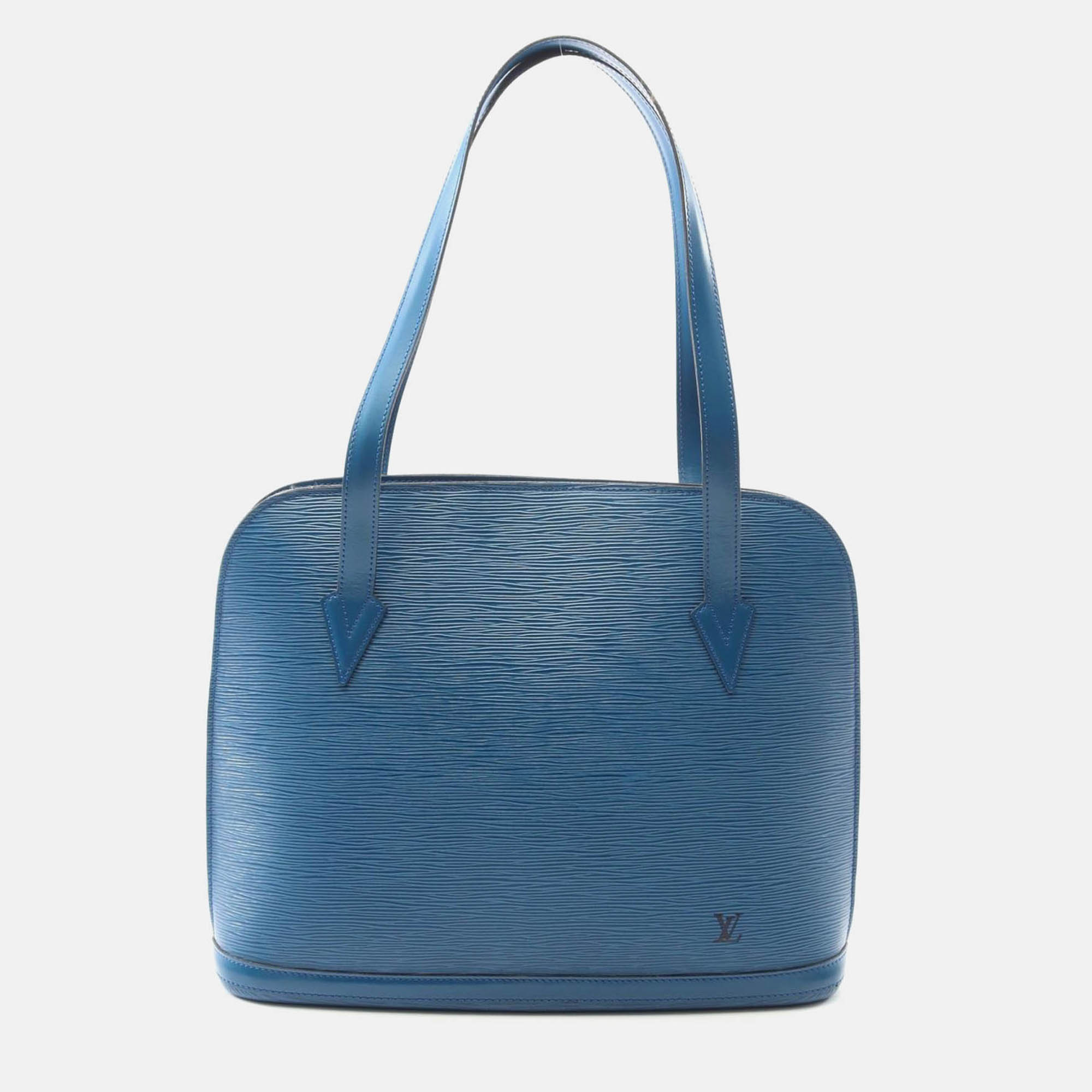 

Louis Vuitton Ryu Sac Tote Shoulder Bag Epi Leather Blue Toledo Blue