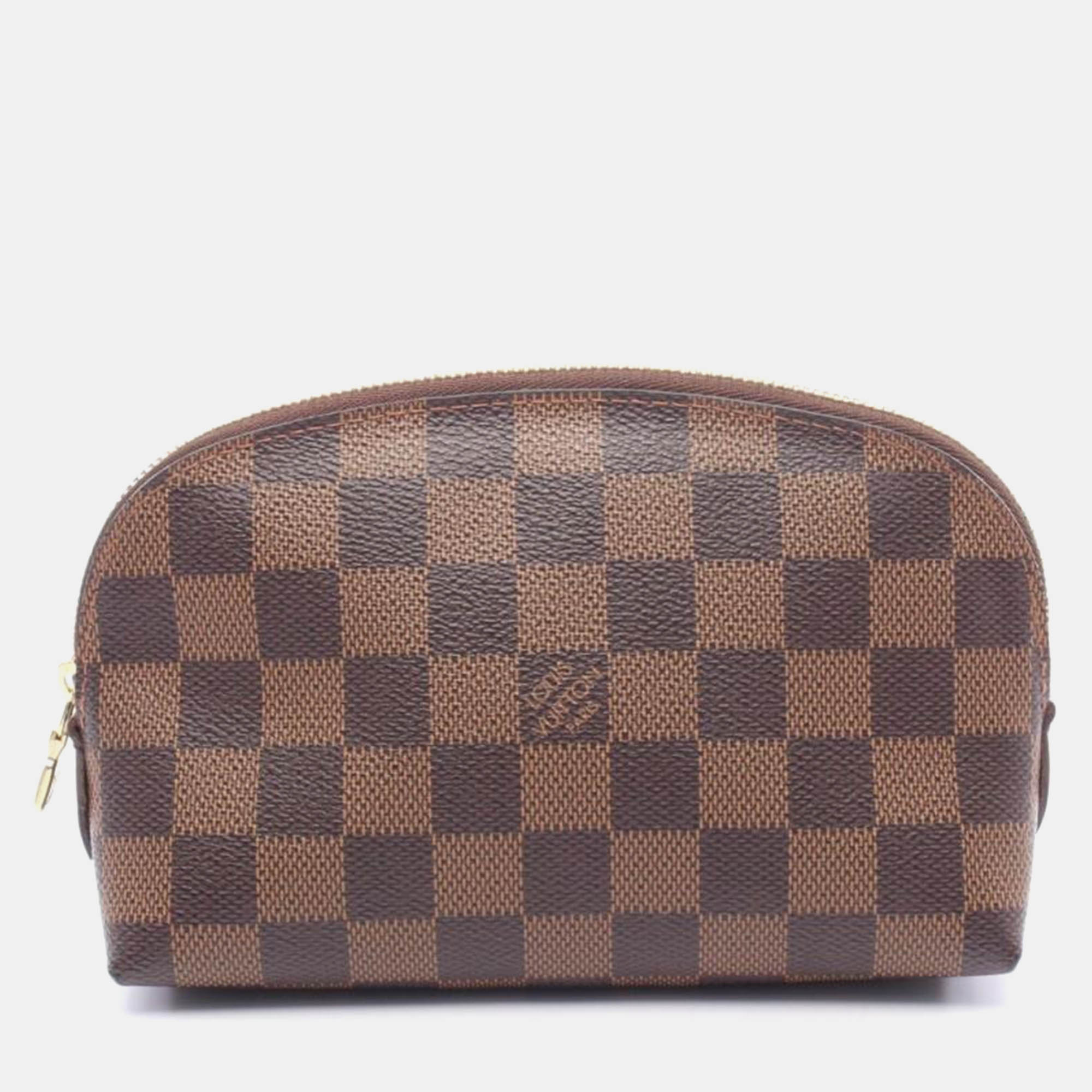 

Louis Vuitton Pochette Cosmetic Damier Ebene, Brown
