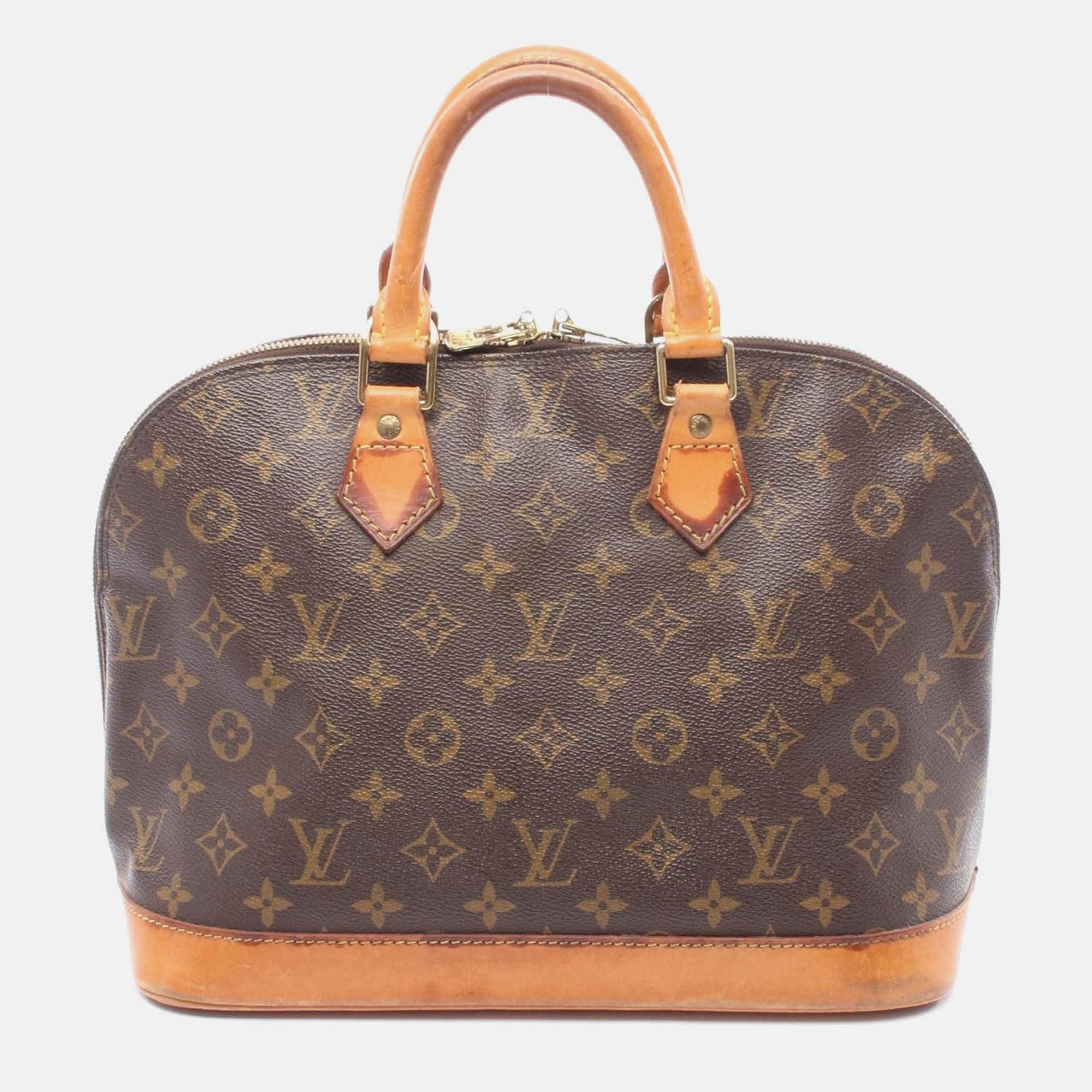 

Louis Vuitton Alma PM Handbag Monogram Canvas Leather Brown