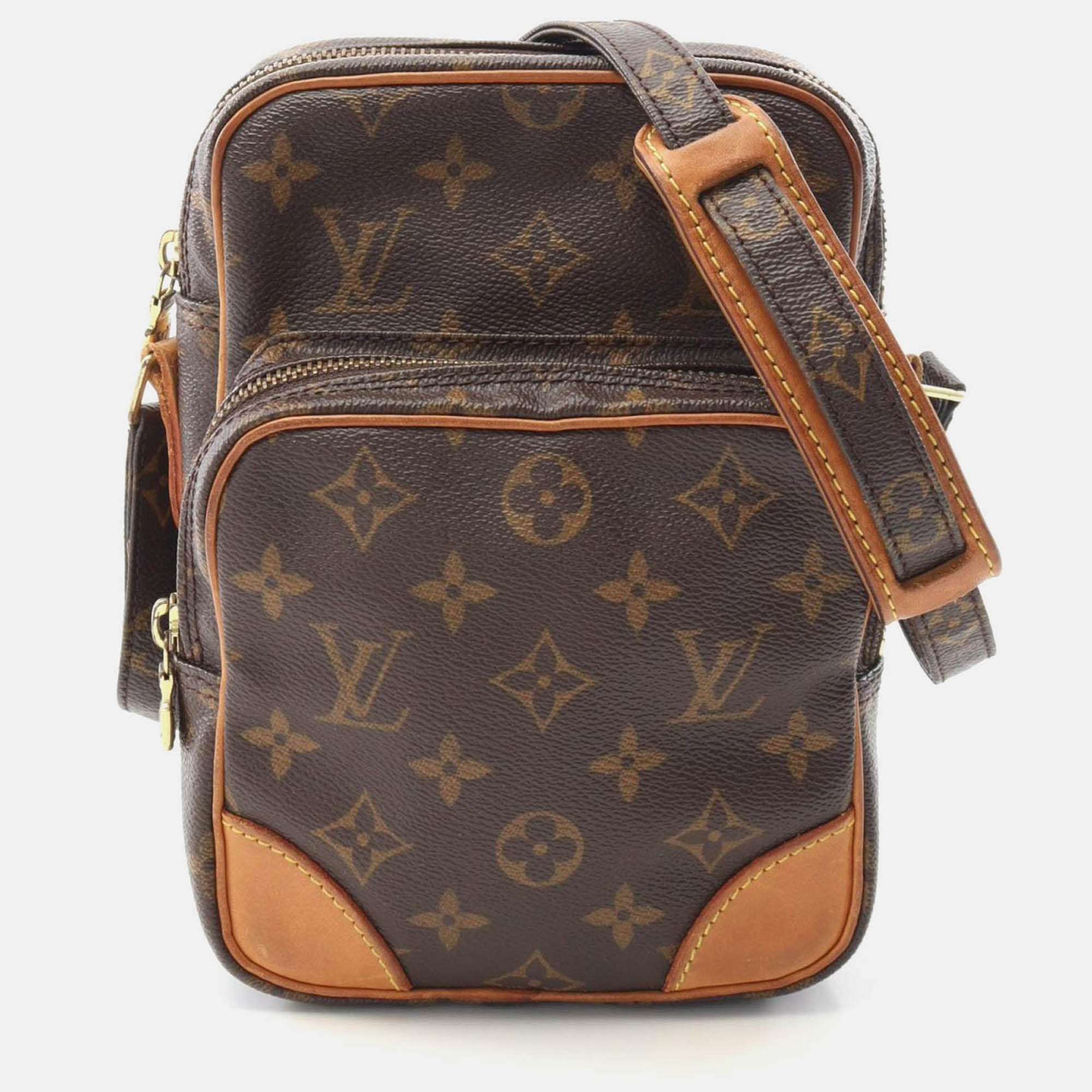 

Louis Vuitton Amazon Crossbody Shoulder Bag Monogram Canvas Brown