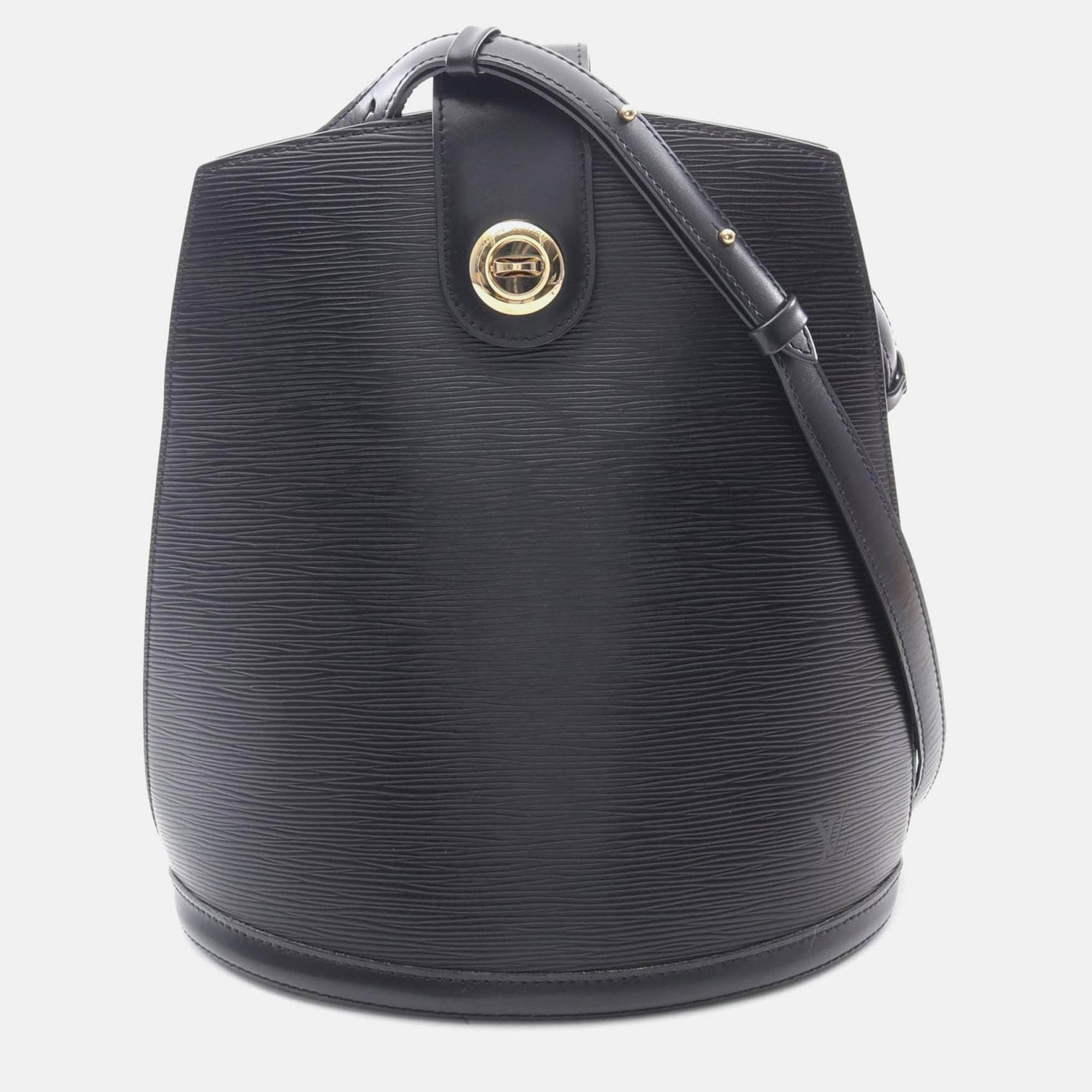 

Louis Vuitton Cluny Shoulder Bag Epi Leather Noir, Black
