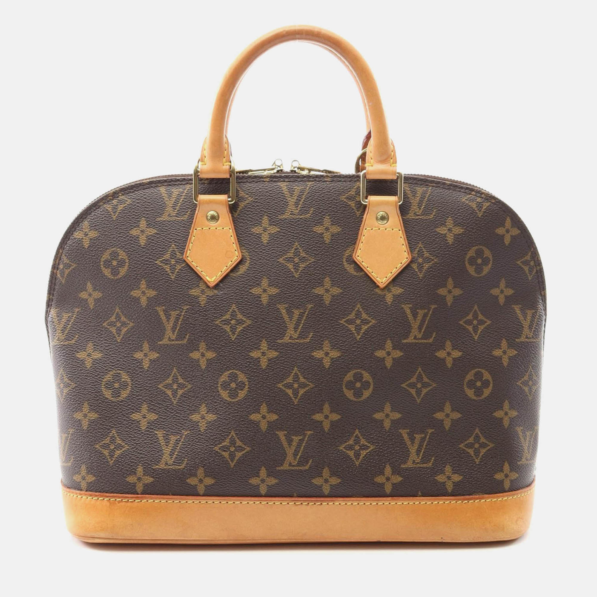 

Louis Vuitton Alma PM Handbag Monogram Canvas Leather Brown