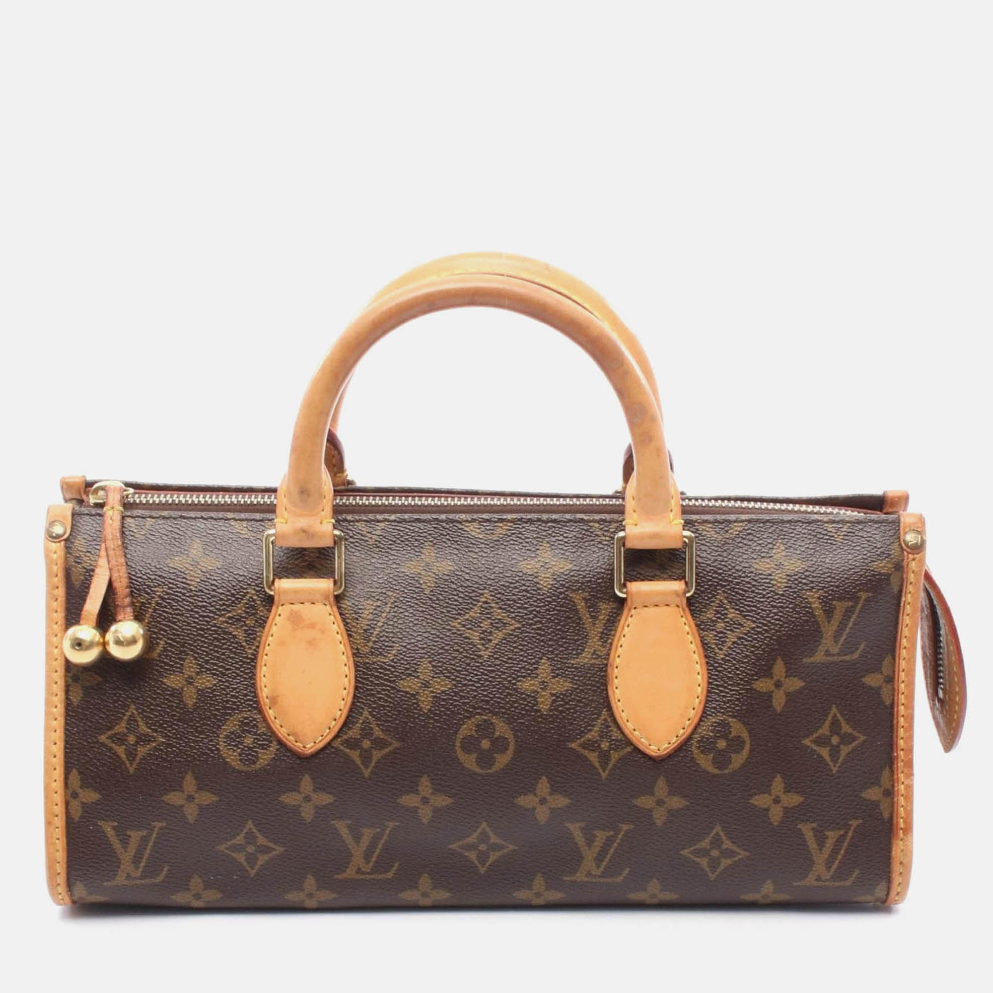 

Louis Vuitton Popincourt Handbag Monogram Canvas Leather Brown