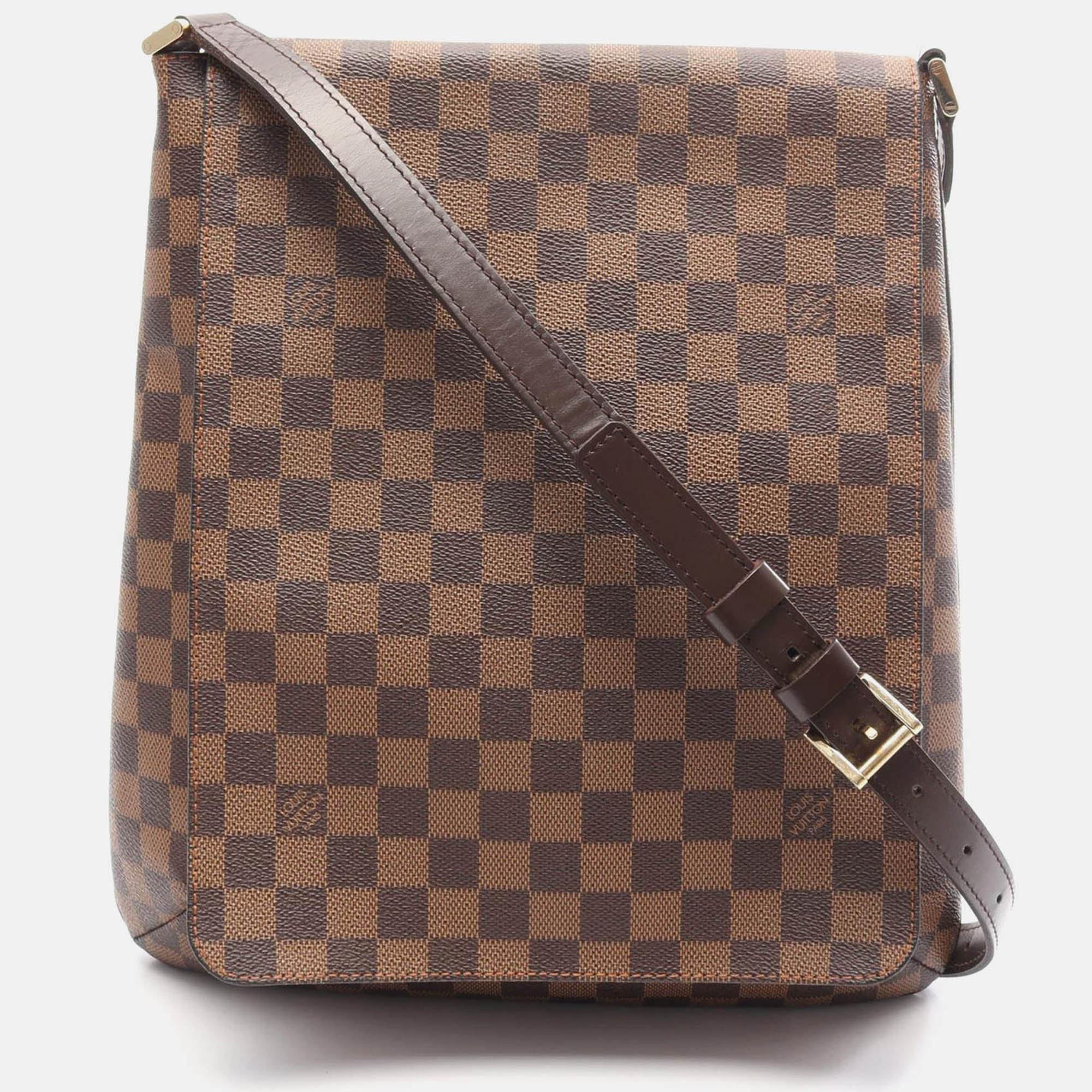 

Louis Vuitton Musette Shoulder Bag Damier Canvas Brown Ebene