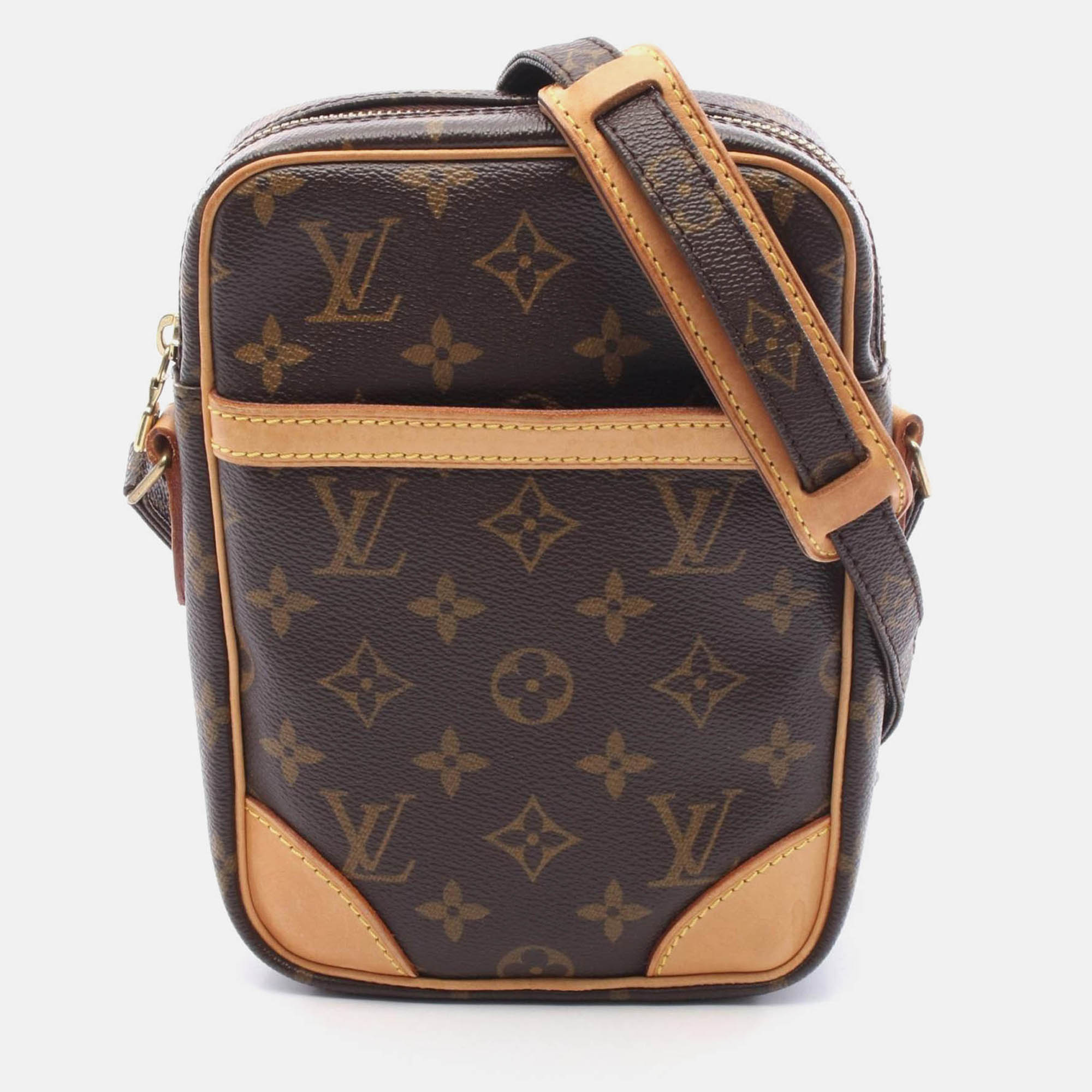 

Louis Vuitton Danube Shoulder Crossbody Bag Monogram Canvas, Brown
