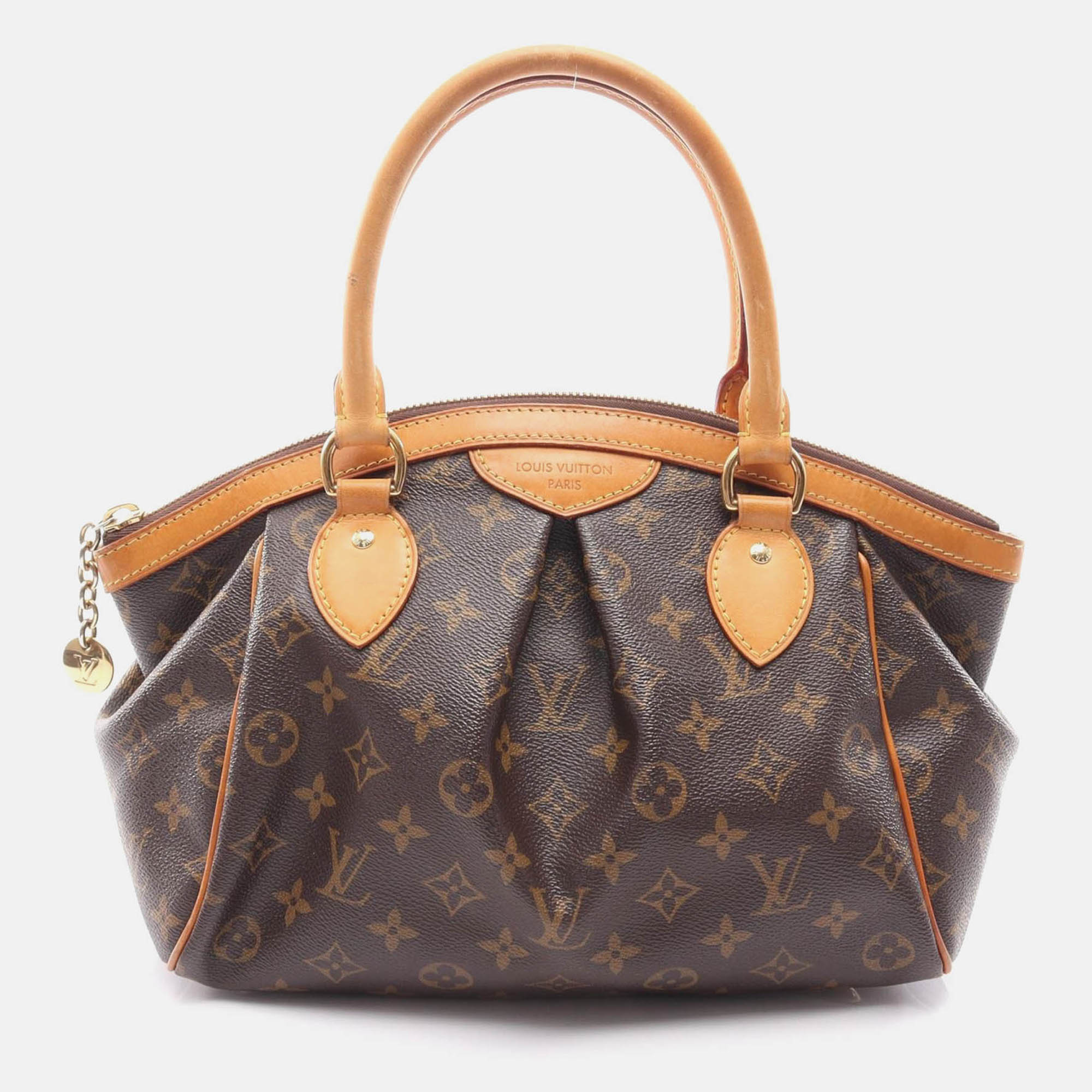 

Louis Vuitton Tivoli PM Handbag Monogram Canvas Leather Brown