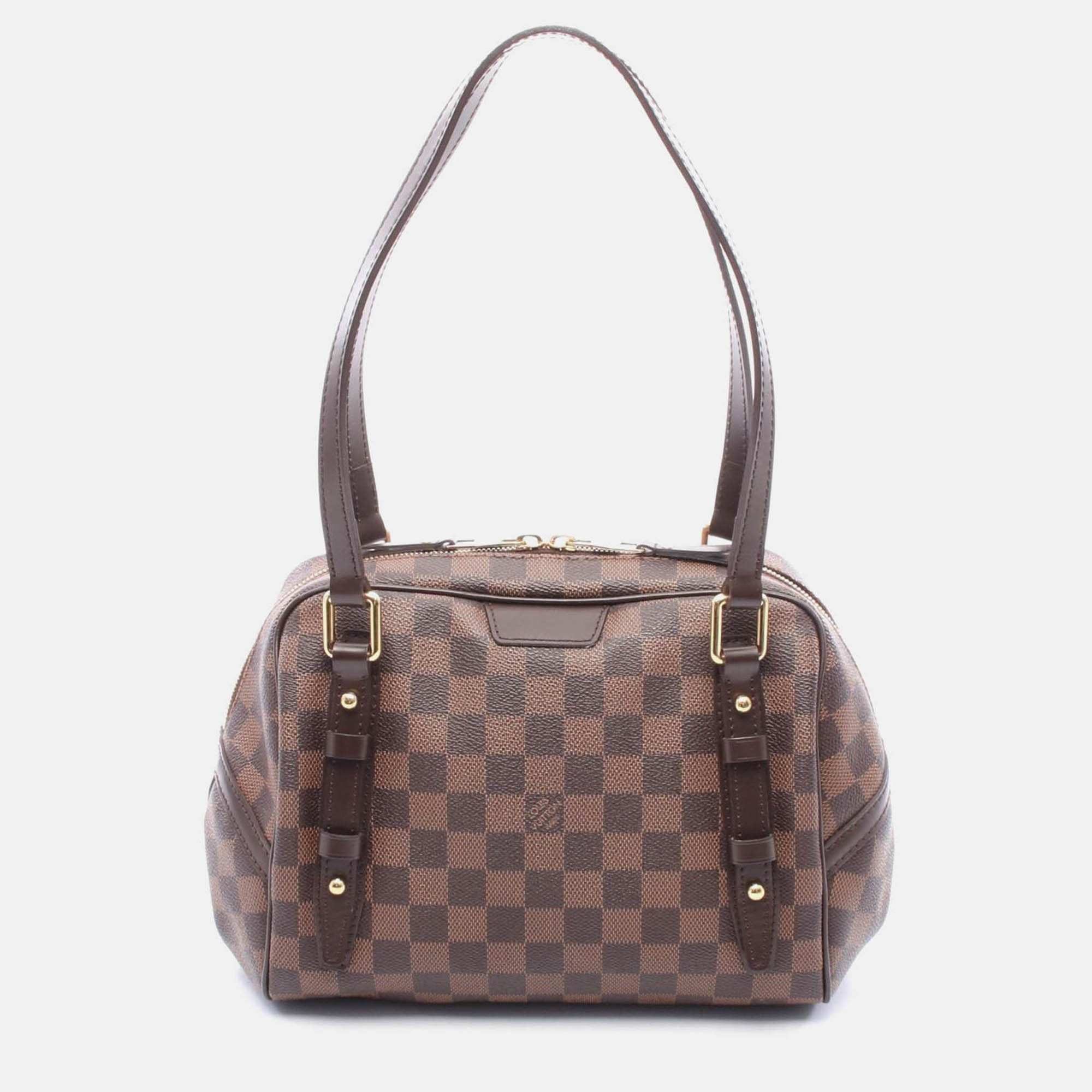 

Louis Vuitton Rivington PM Damier Ebene Coated Canvas Shoulder Bag, Brown