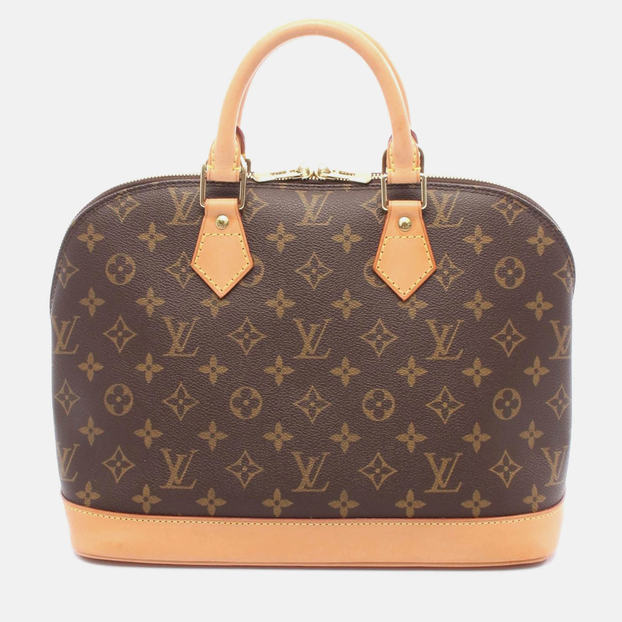 

Louis Vuitton Alma PM Monogram Canvas Top Handle Bag, Brown