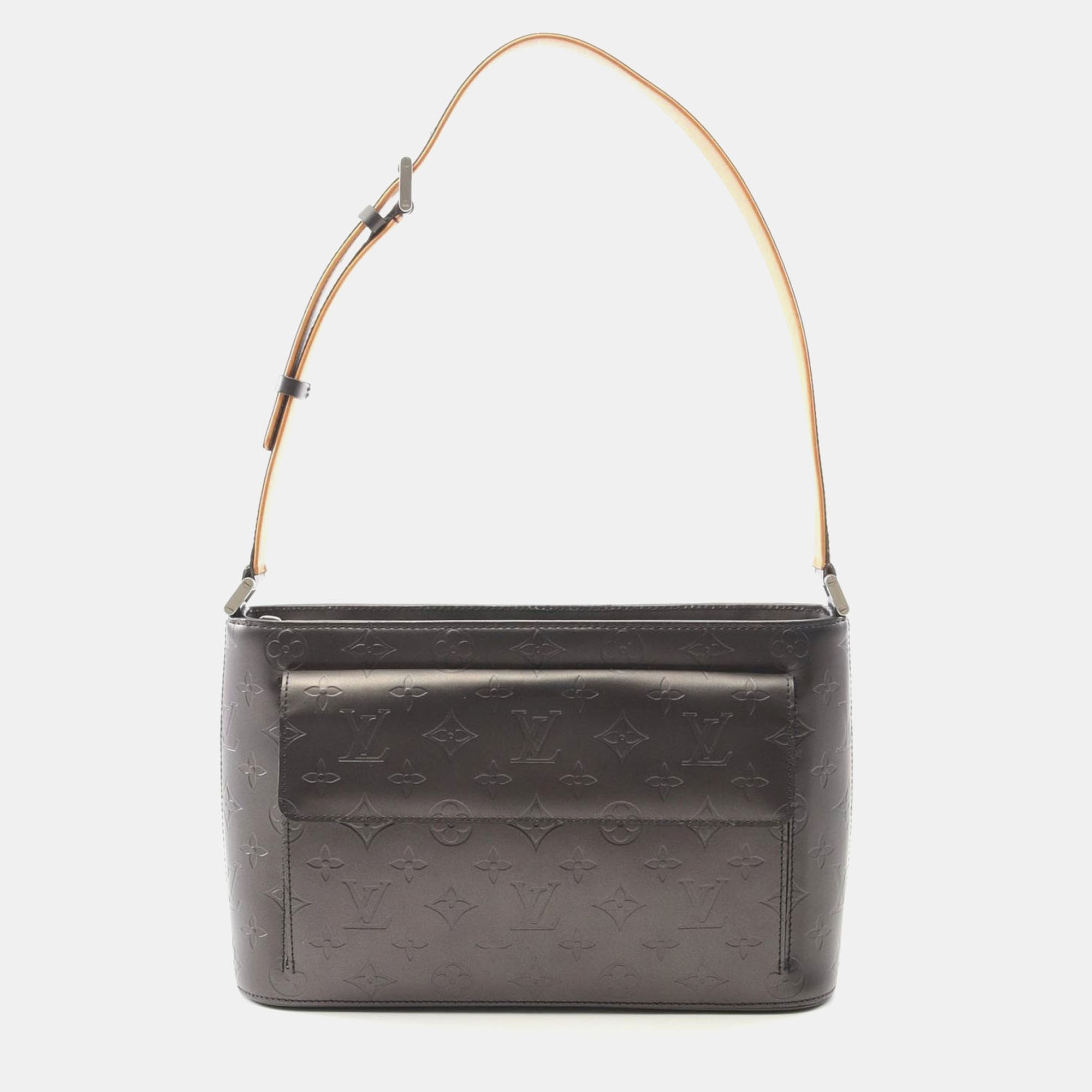 

Louis Vuitton Alston Black Monogram Matt Leather Shoulder Bag