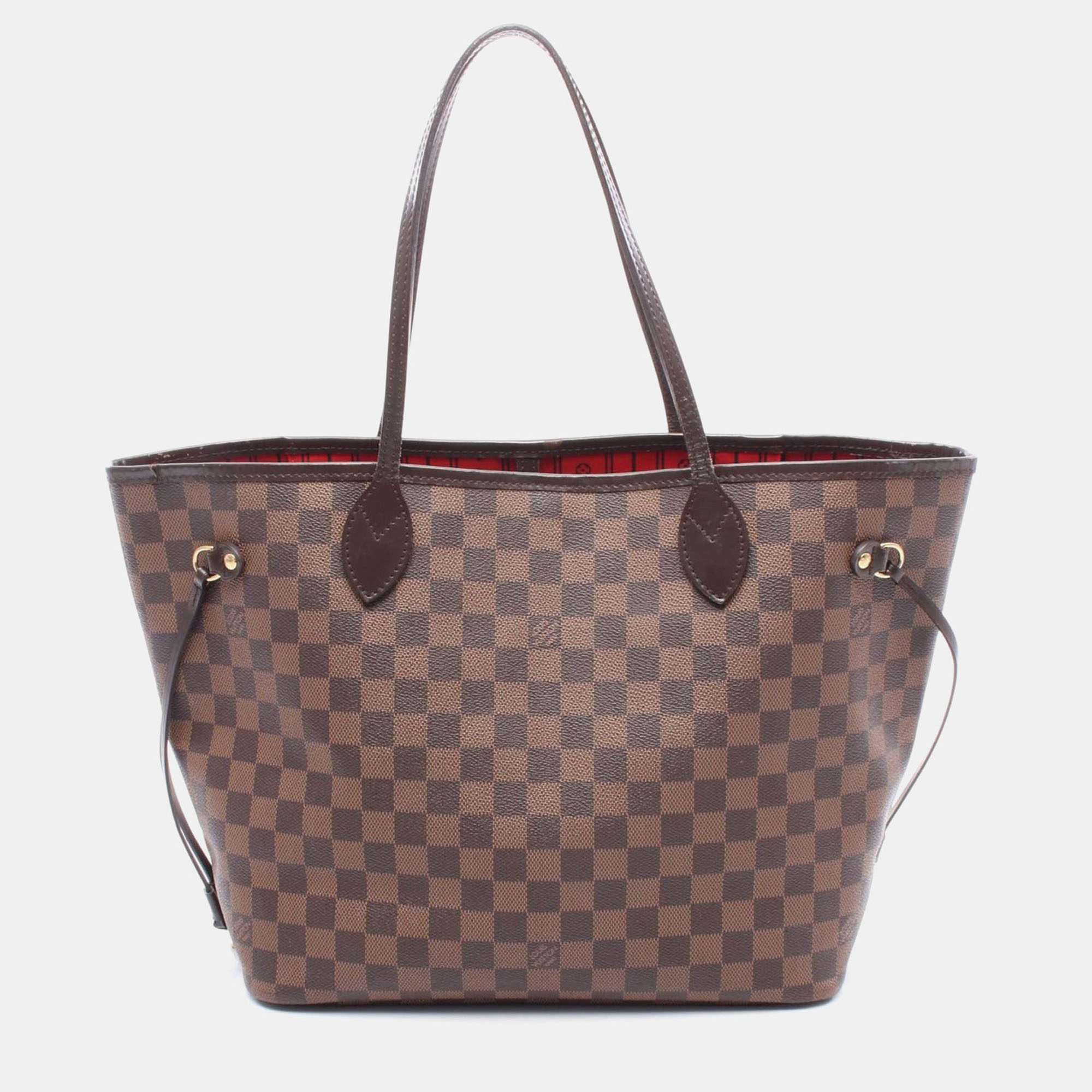 

Louis Vuitton Neverfull Mm Shoulder Tote Bag Damier Brown Ebene