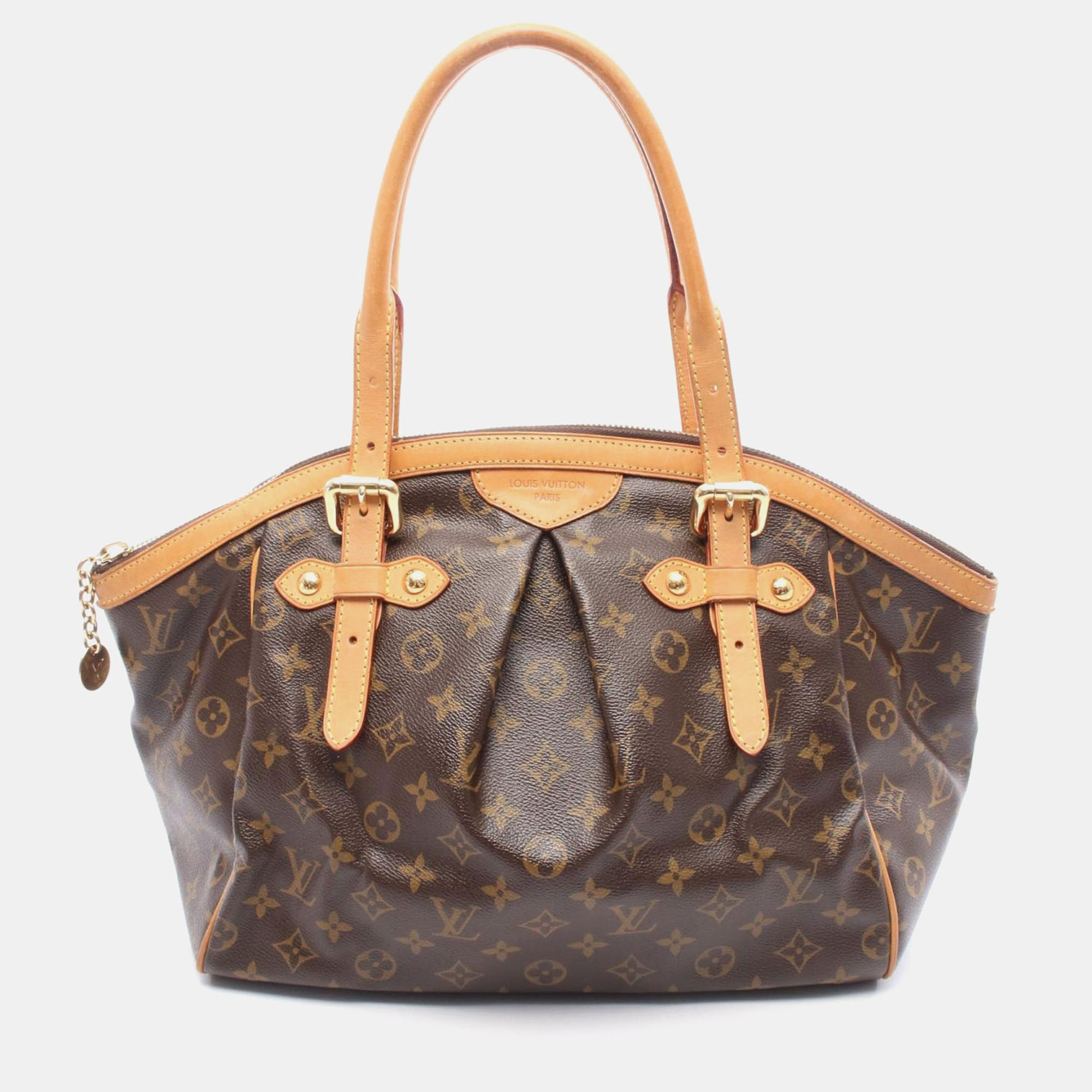 

Louis Vuitton Tivoli Gm Handbag Monogram Canvas Leather Brown