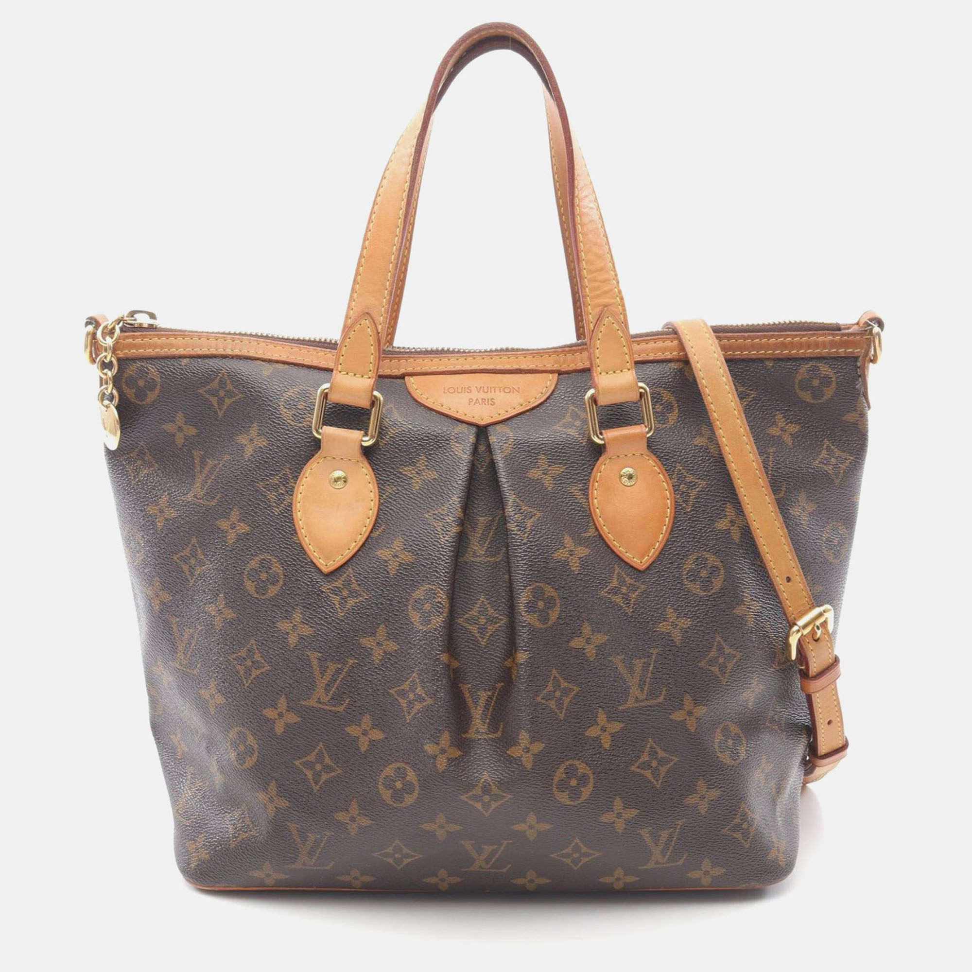 

Louis Vuitton Palermo Pm Shoulder Handbag Monogram Canvas, Brown