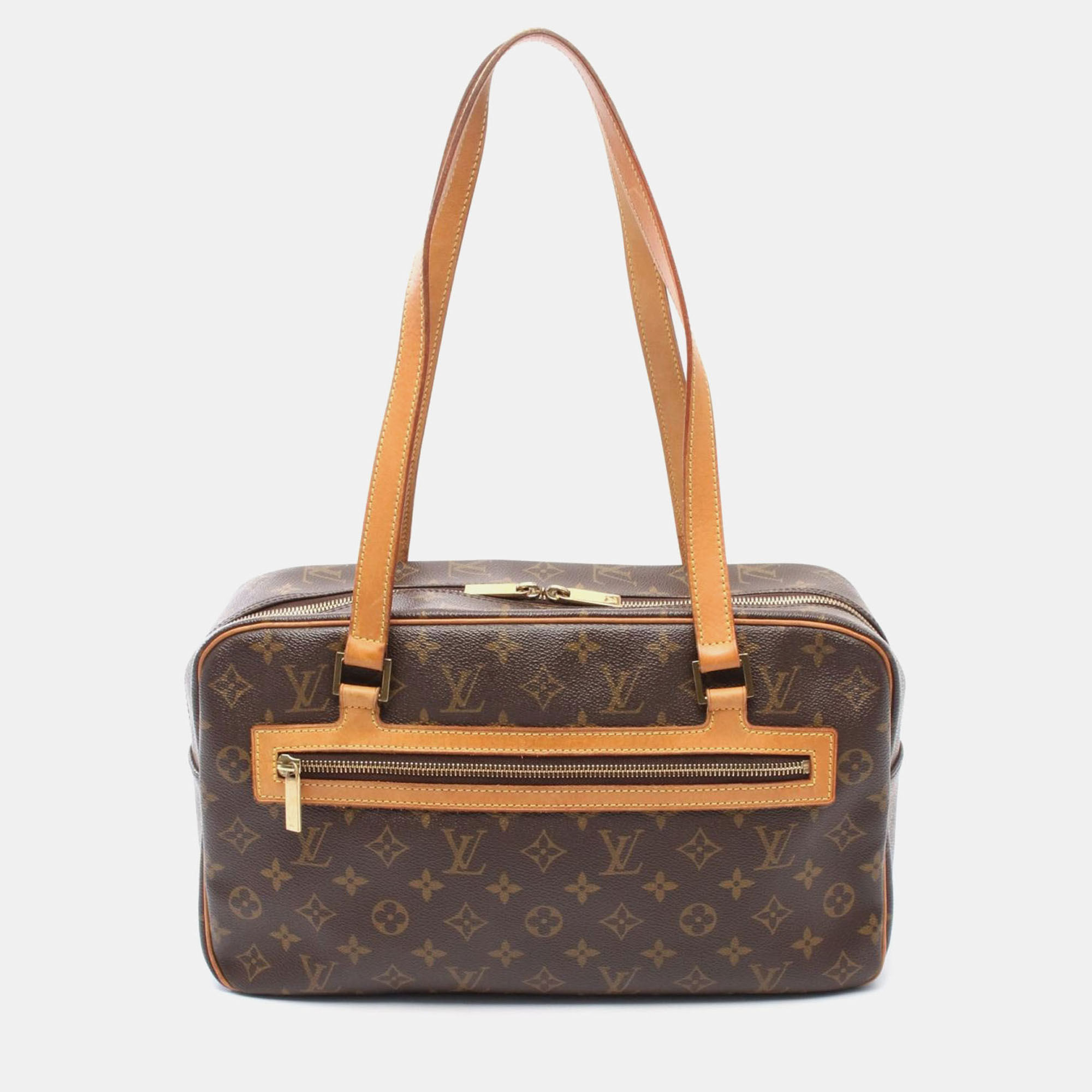 

Louis Vuitton Cite Gm Shoulder Bag Monogram Canvas Leather Brown