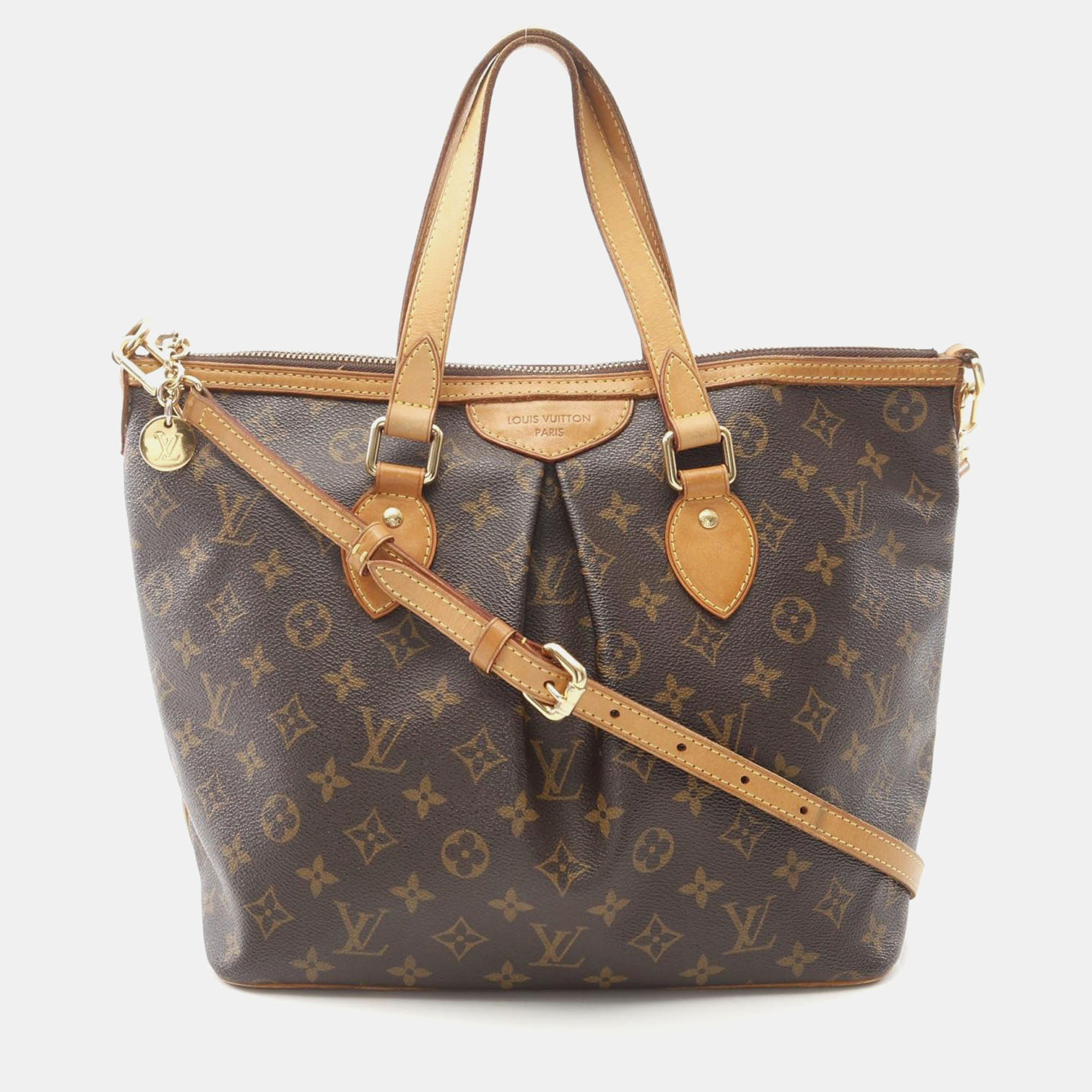 

Louis Vuitton Palermo Pm Shoulder Handbag Monogram Canvas Brown
