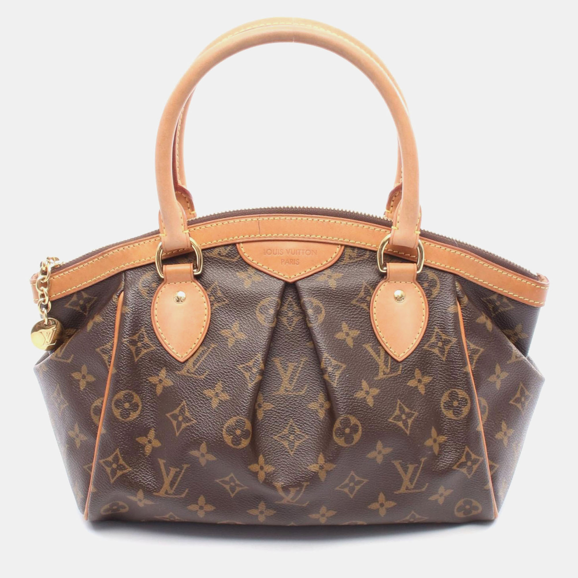 

Louis Vuitton Tivoli Pm Handbag Monogram Canvas Leather Brown