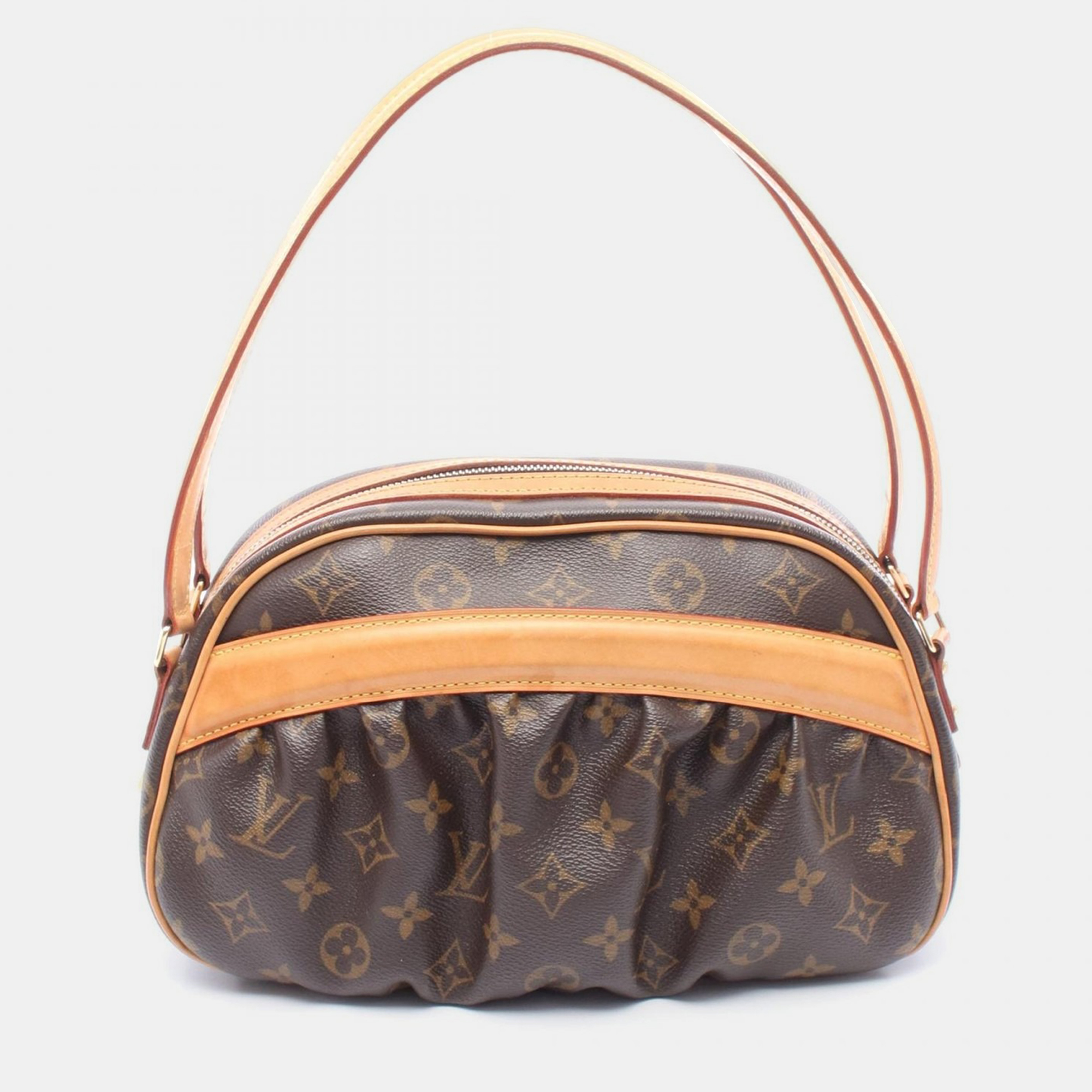 

Louis Vuitton Clara Shoulder Bag Monogram Canvas Leather Brown