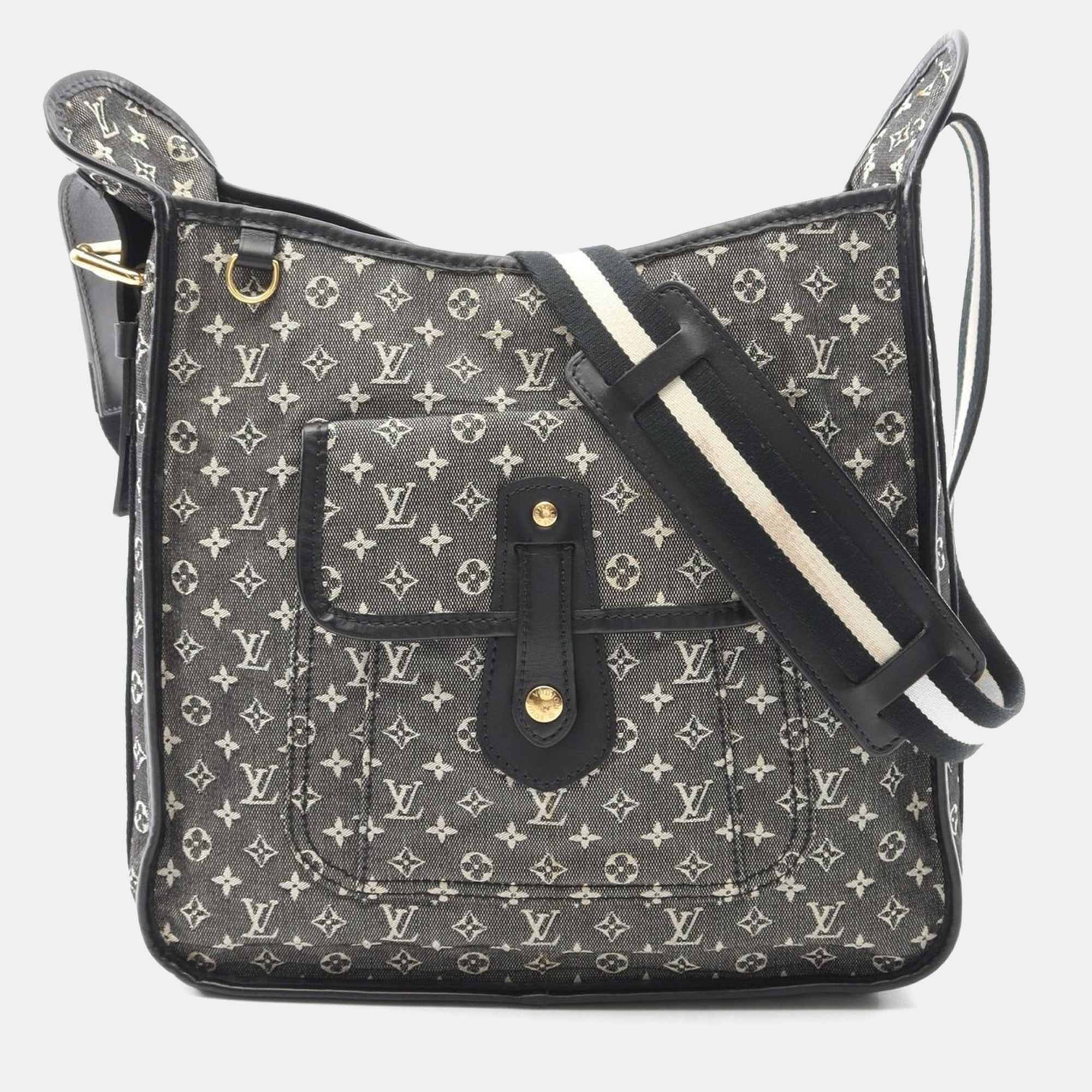 Pre-owned Louis Vuitton Buzas Marie Kate Shoulder Bag Monogram Mini Noir In Black