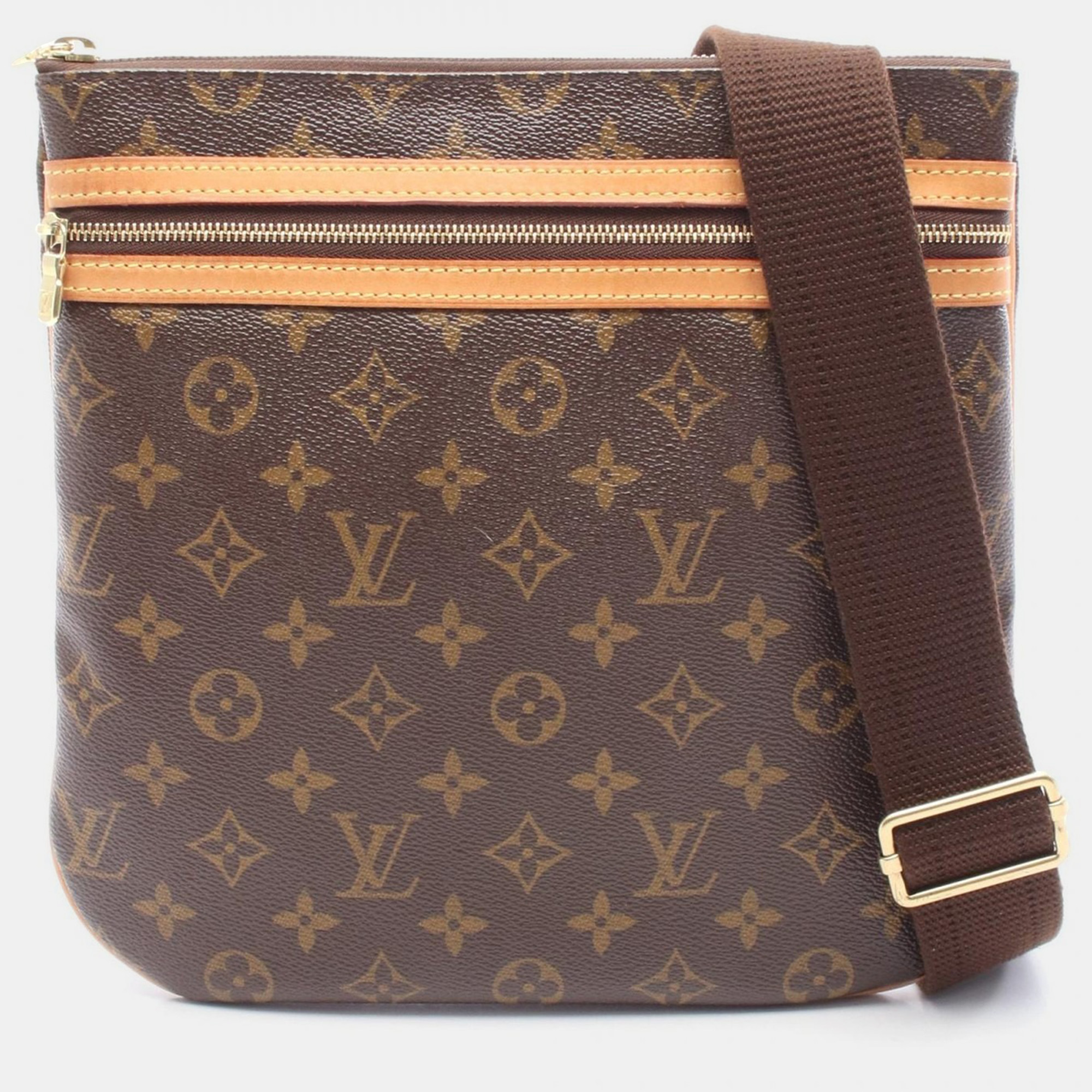 

Louis Vuitton Pochette Bosphorele Shoulder Bag Monogram Canvas Brown