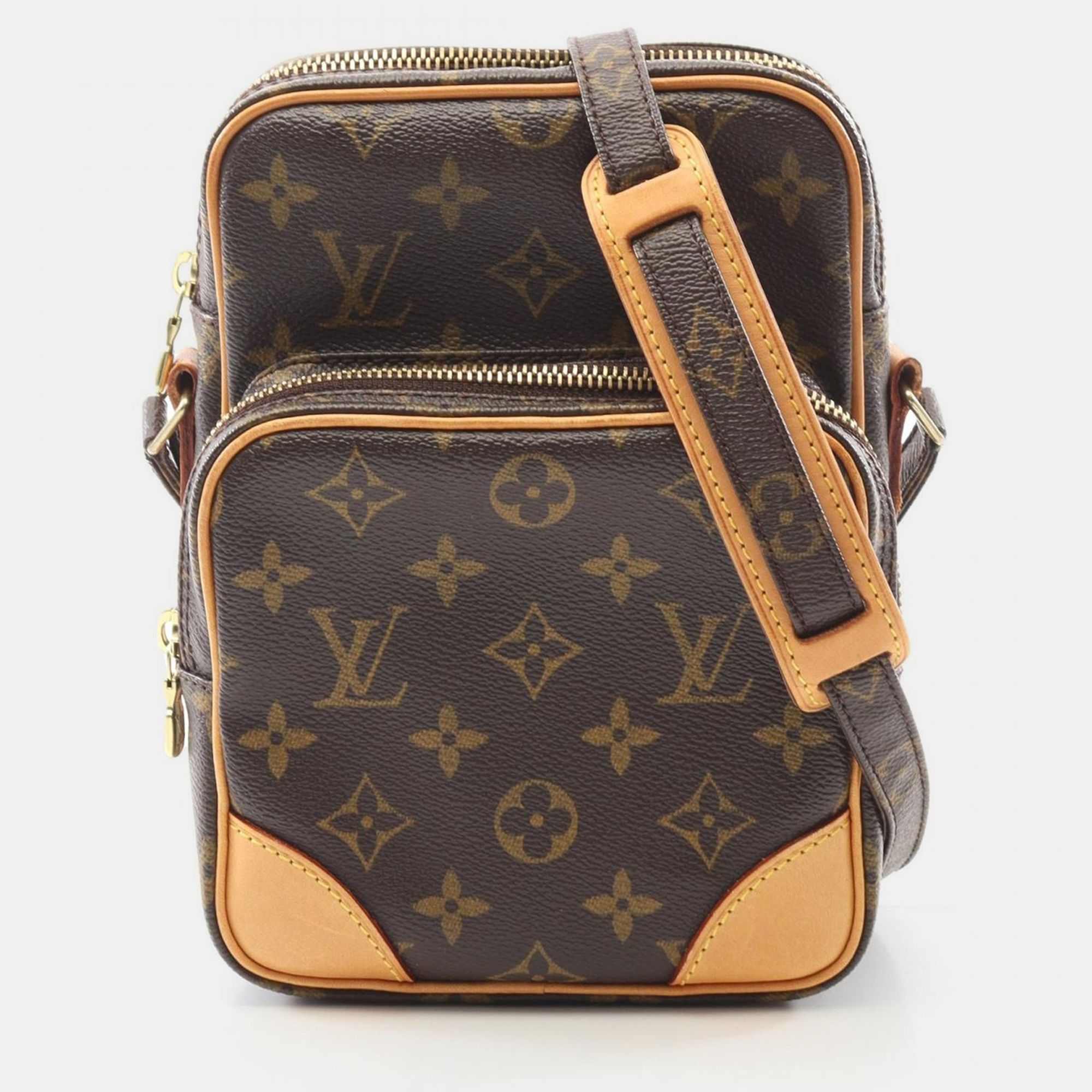 

Louis Vuitton Amazon Crossbody Shoulder Bag Monogram Canvas Brown