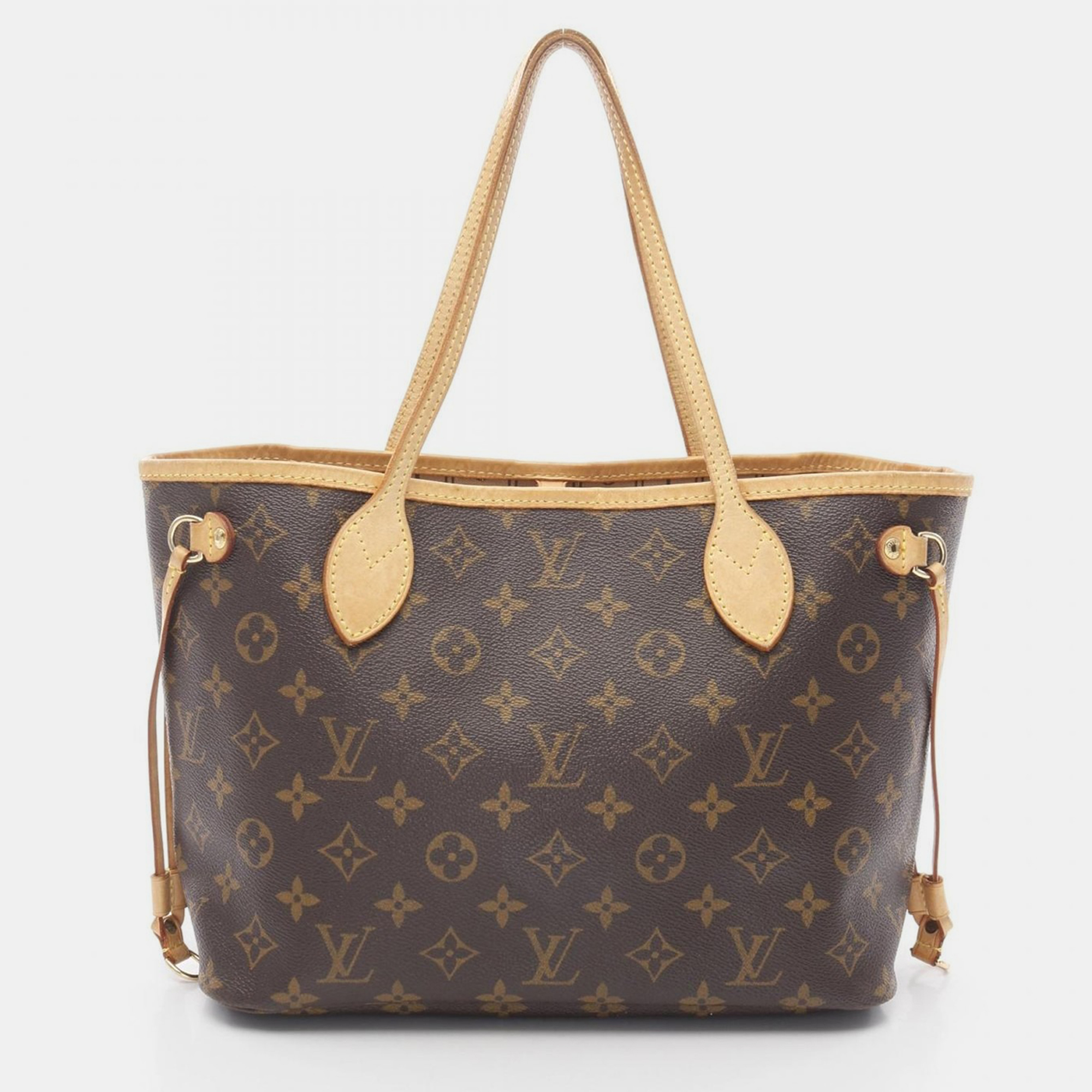 

Louis Vuitton Neverfull Pm Shoulder Tote Bag Monogram Canvas Brown