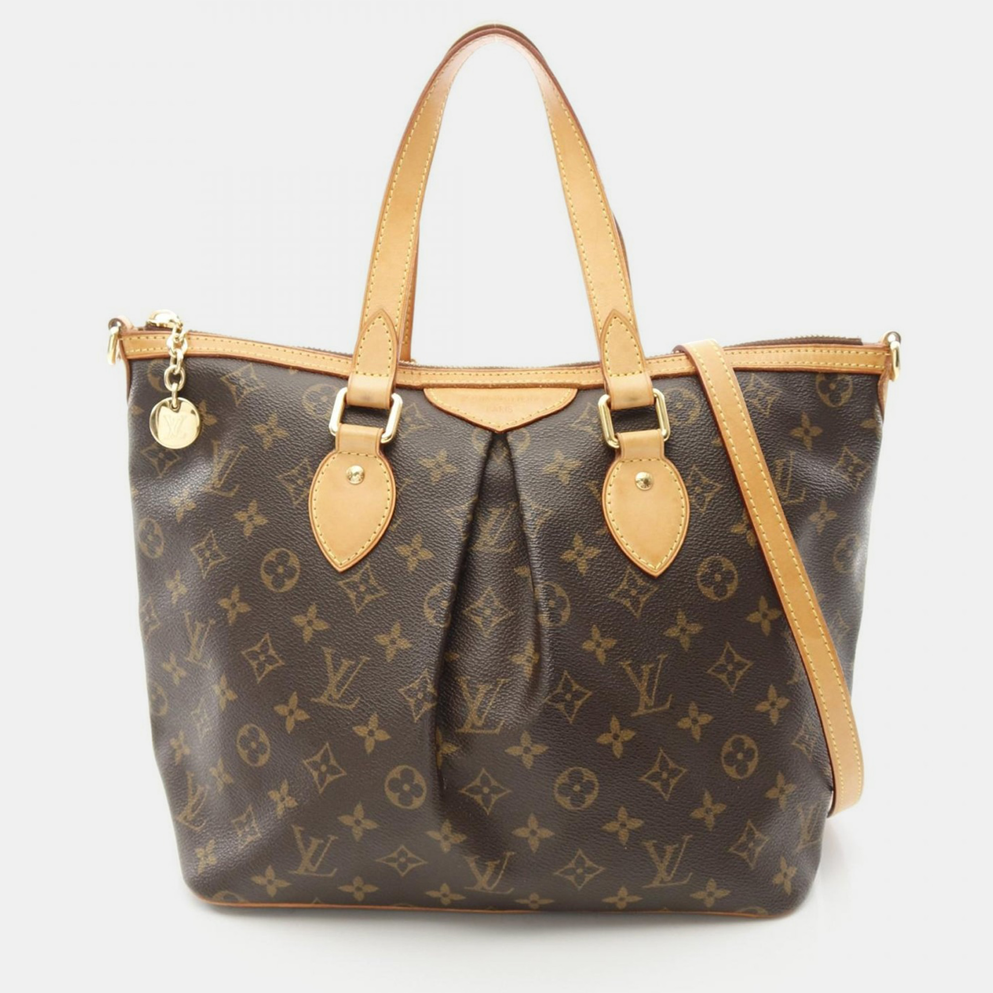 

Louis Vuitton Palermo Pm Shoulder Handbag Monogram Canvas, Brown