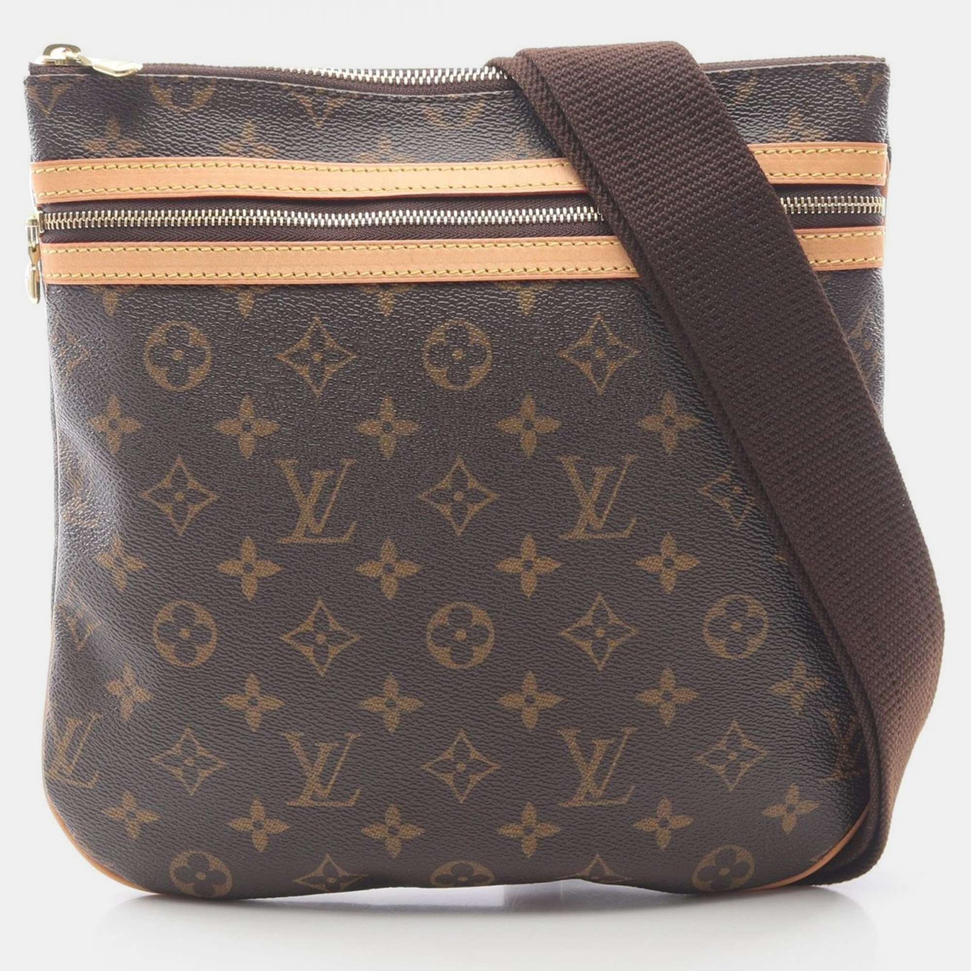 

Louis Vuitton Pochette Bosphore Shoulder Crossbody Bag Monogram, Brown