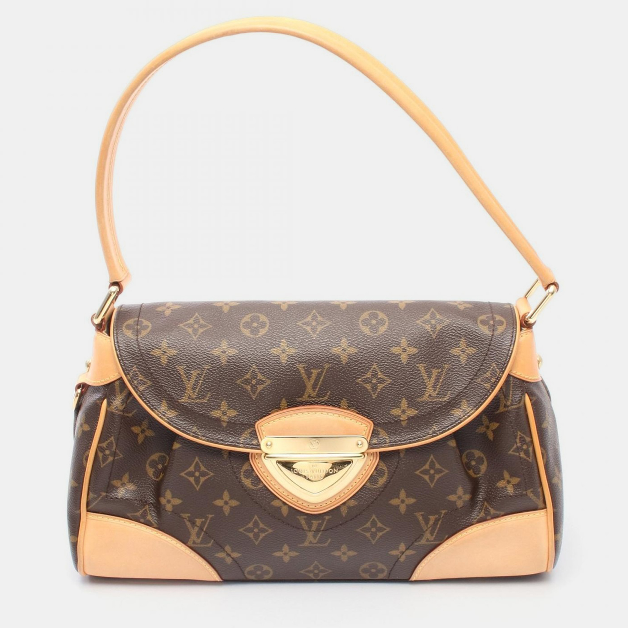 

Louis Vuitton Beverly Mm Shoulder Hand Bag Monogram Canvas Brown
