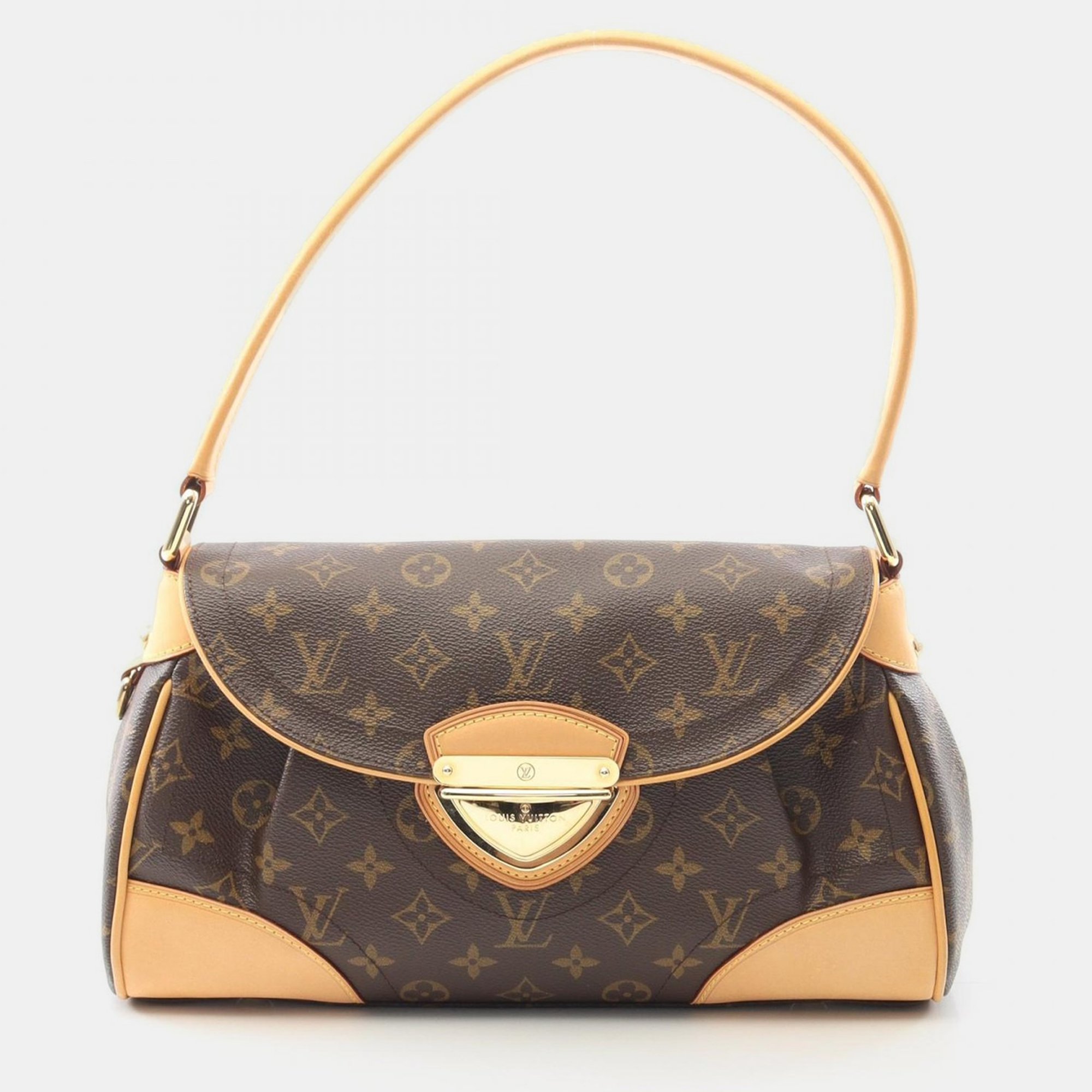 

Louis Vuitton Beverly Mm Shoulder Handbag Monogram, Brown