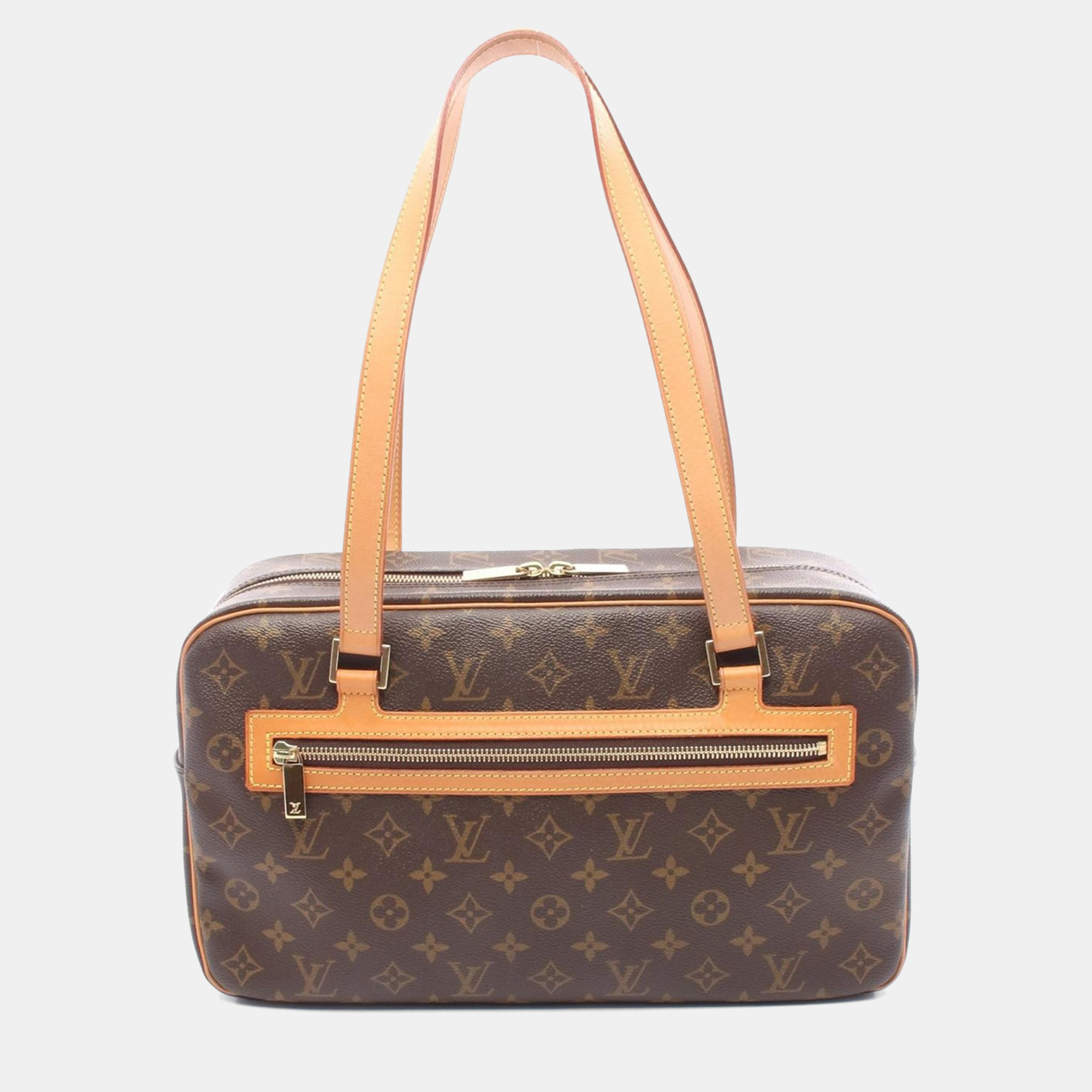 

Louis Vuitton Cite Mm Shoulder Bag Monogram Canvas Leather Brown
