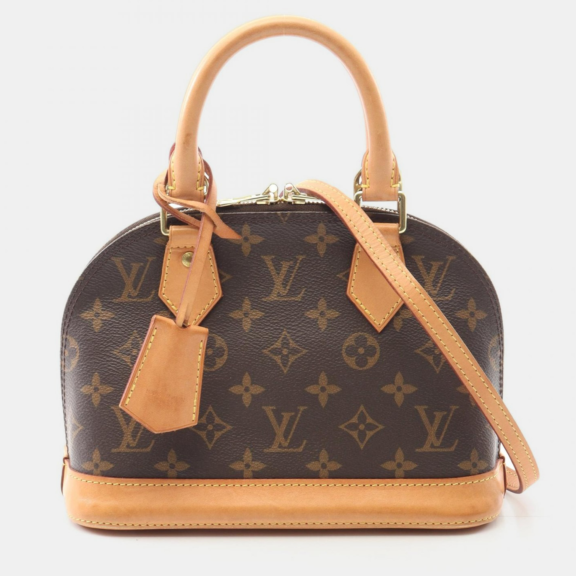 

Louis Vuitton Brown Alma Monogram Canvas BB Shoulder Handbag