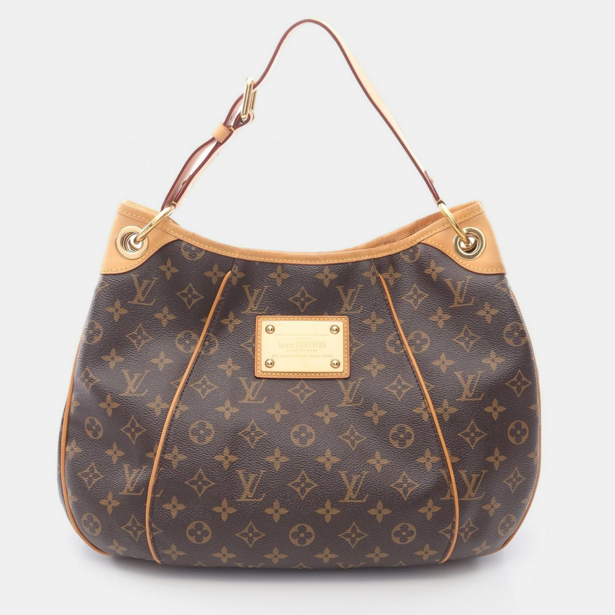 

Louis Vuitton Galliera PM Brown Monogram Canvas Leather Shoulder Bag