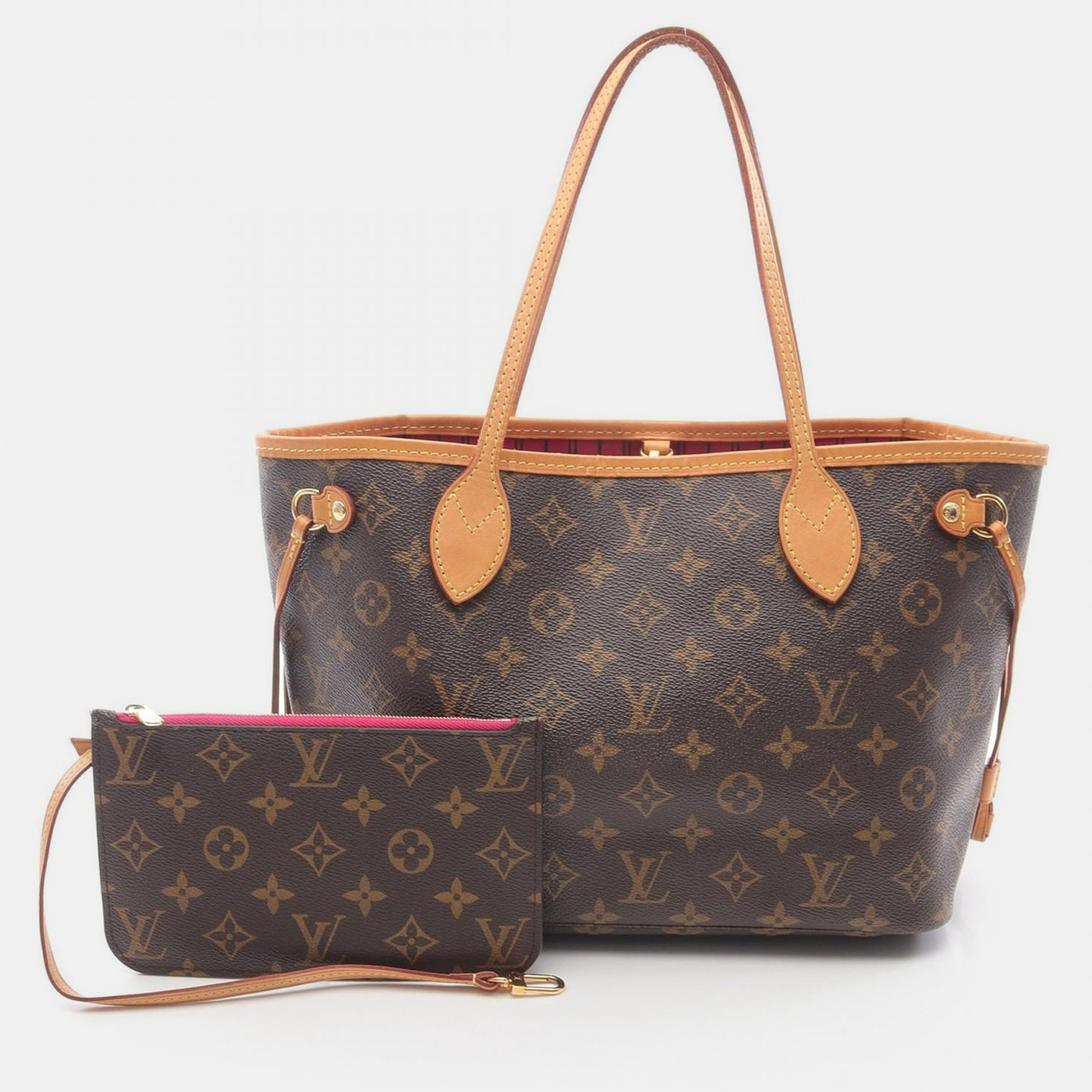 

Louis Vuitton Neverfull PM Brown/Pivoine Monogram Canvas Bag
