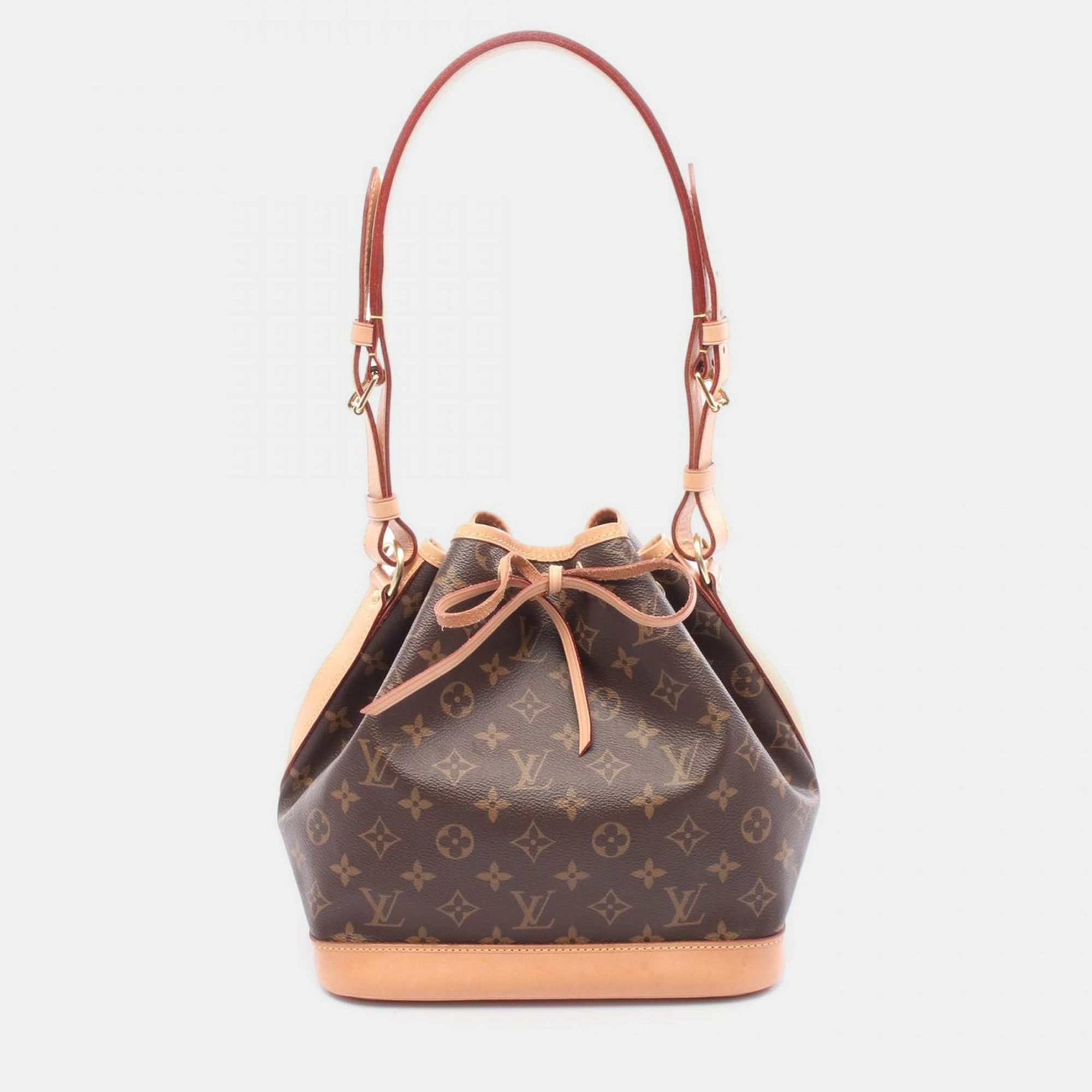 

Louis Vuitton Petit Noe Brown Monogram Canvas Leather Shoulder Bag