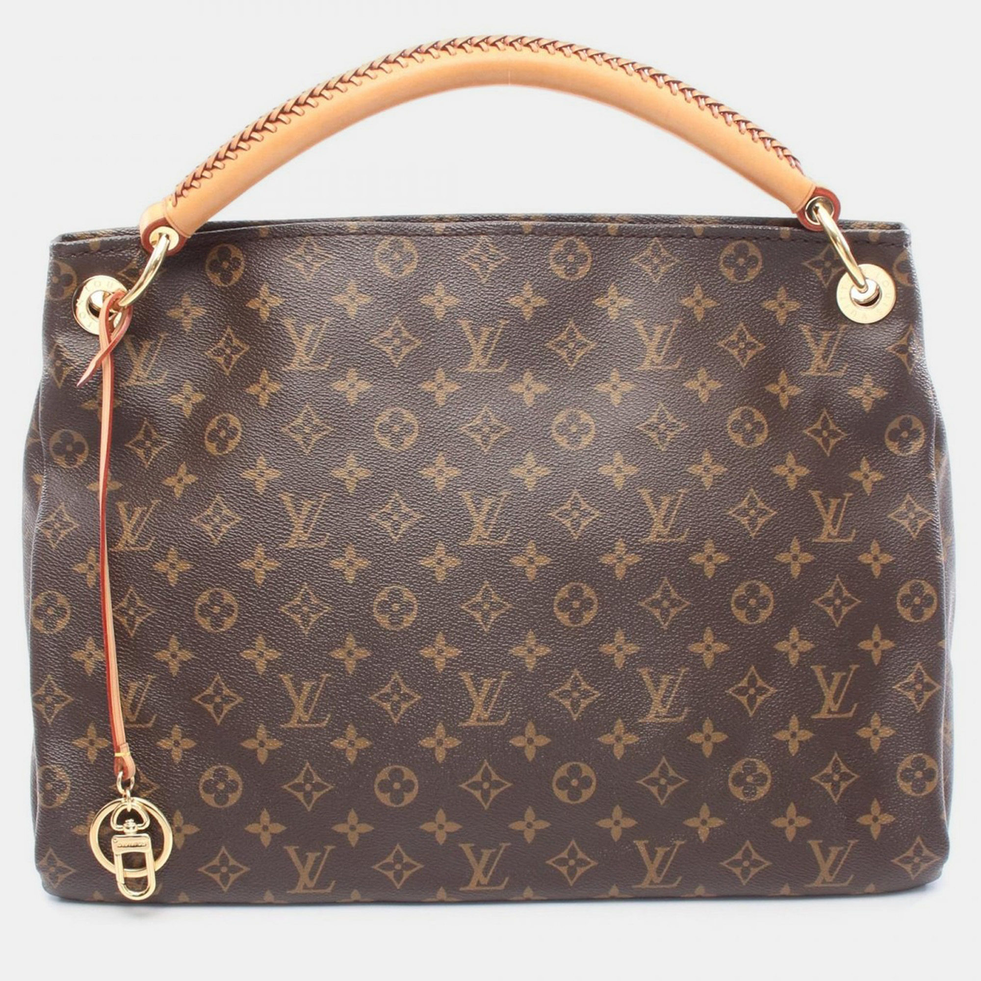 

Louis Vuitton Artsy MM Brown Monogram Canvas Leather Shoulder Handbag