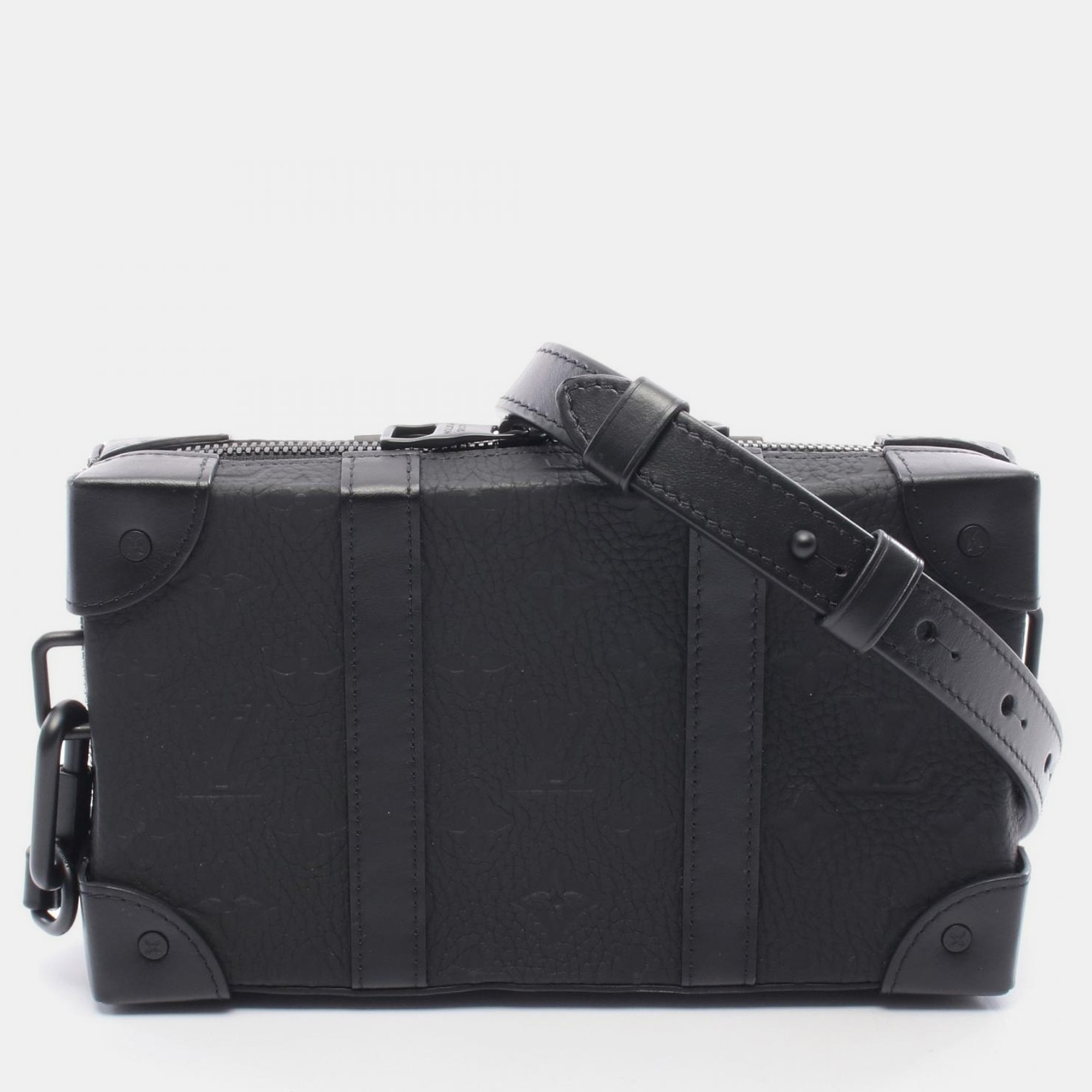 

Louis Vuitton Soft Trunk Wallet Black Monogram Leather Shoulder Bag
