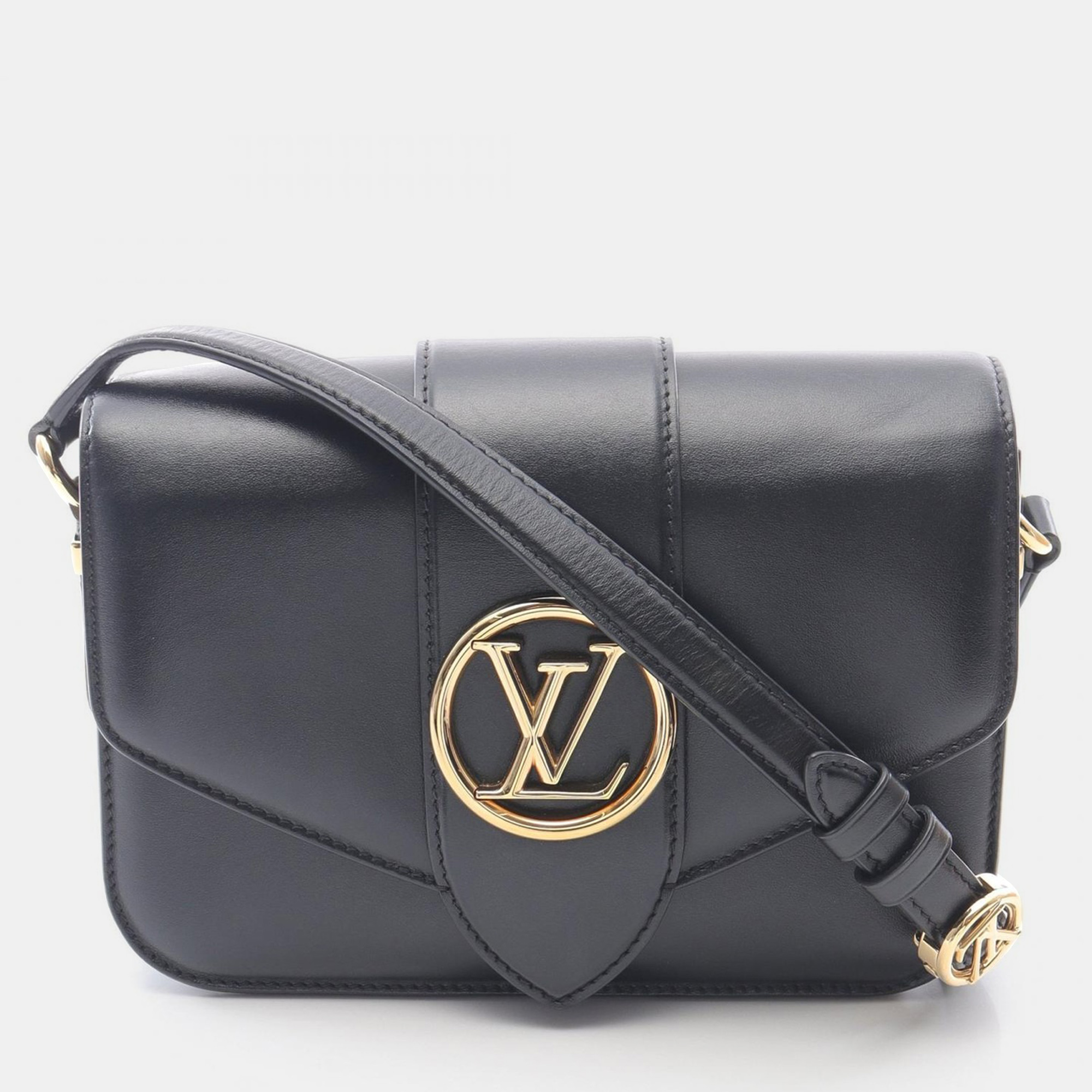 

Louis Vuitton Pont 9 Black Leather Shoulder Crossbody Bag