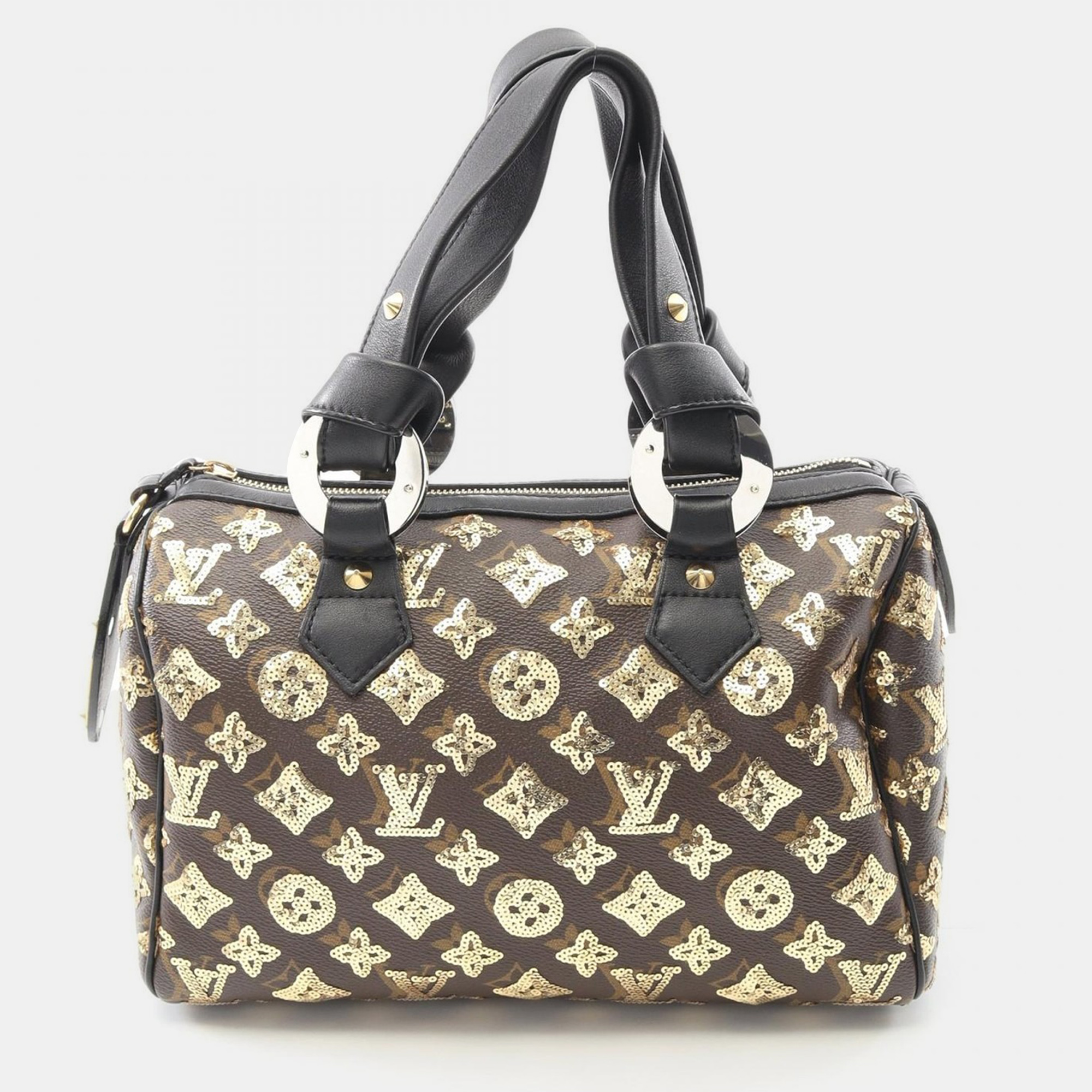 

Louis Vuitton Speedy 30 Monogram Eclipse Canvas Leather Handbag, Brown